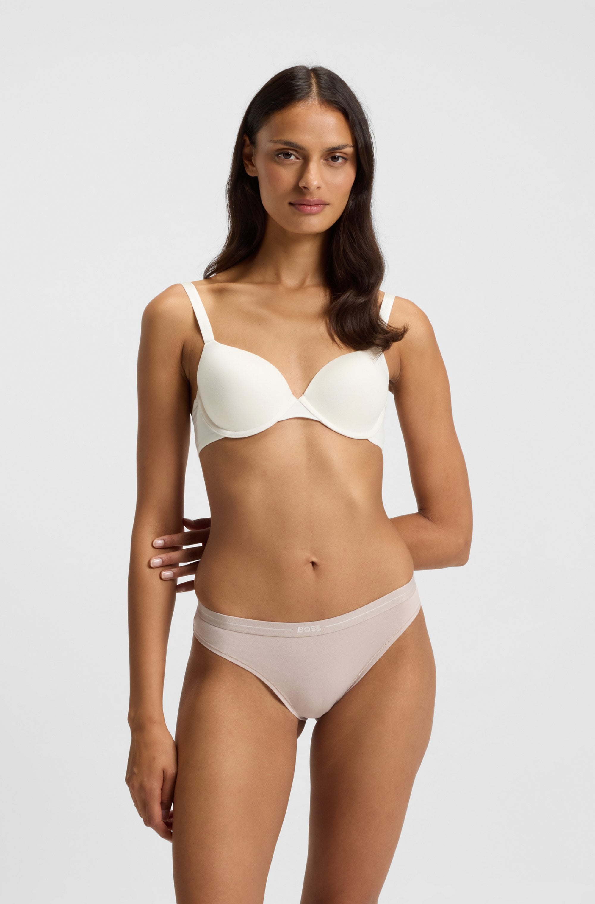 BOSS Slip »3P BRIEF«, (Packung, 3 St., 3er), mit elastischen Logobund
