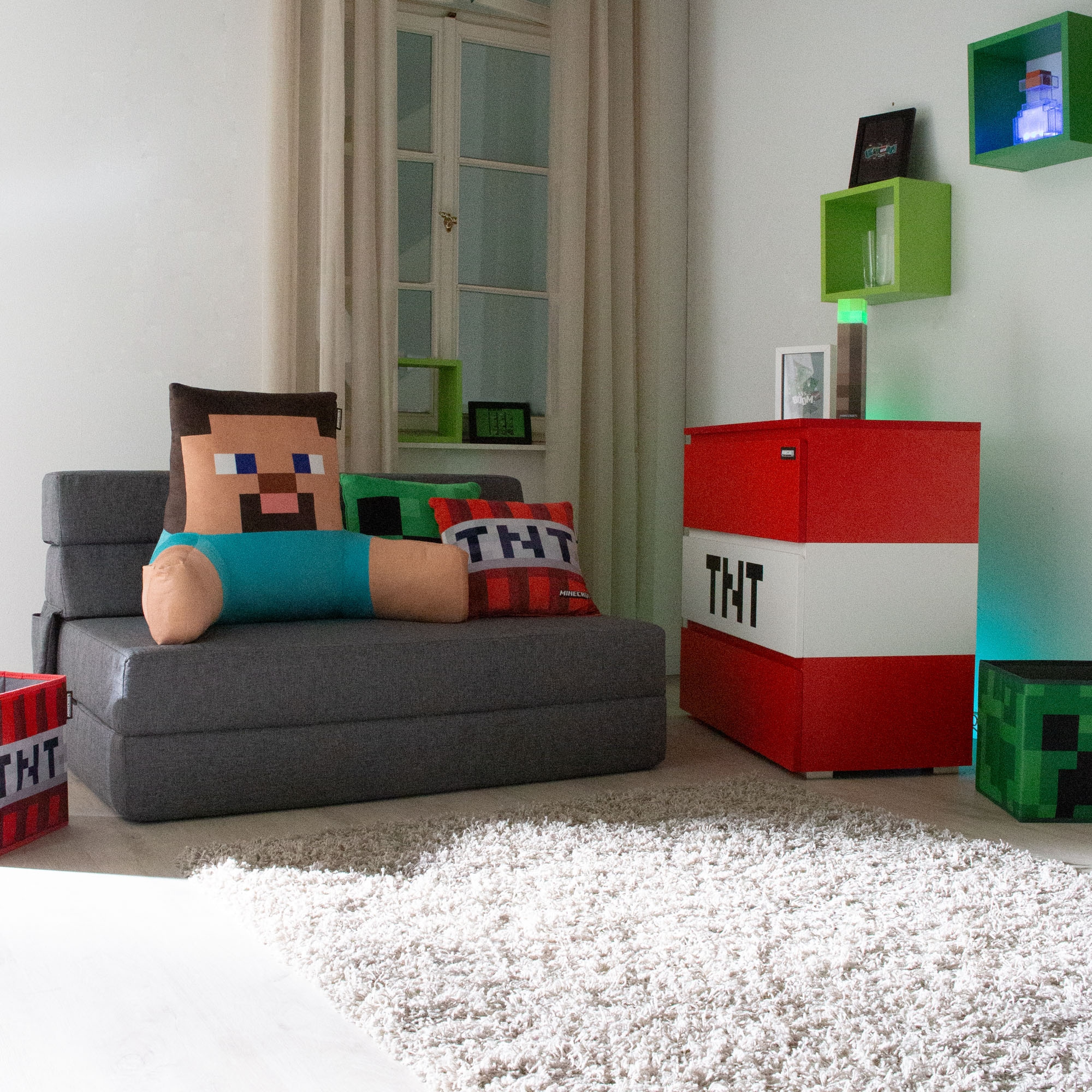 Phoenix Kommode »Minecraft TNT Kommode« inkl Beleuchtung