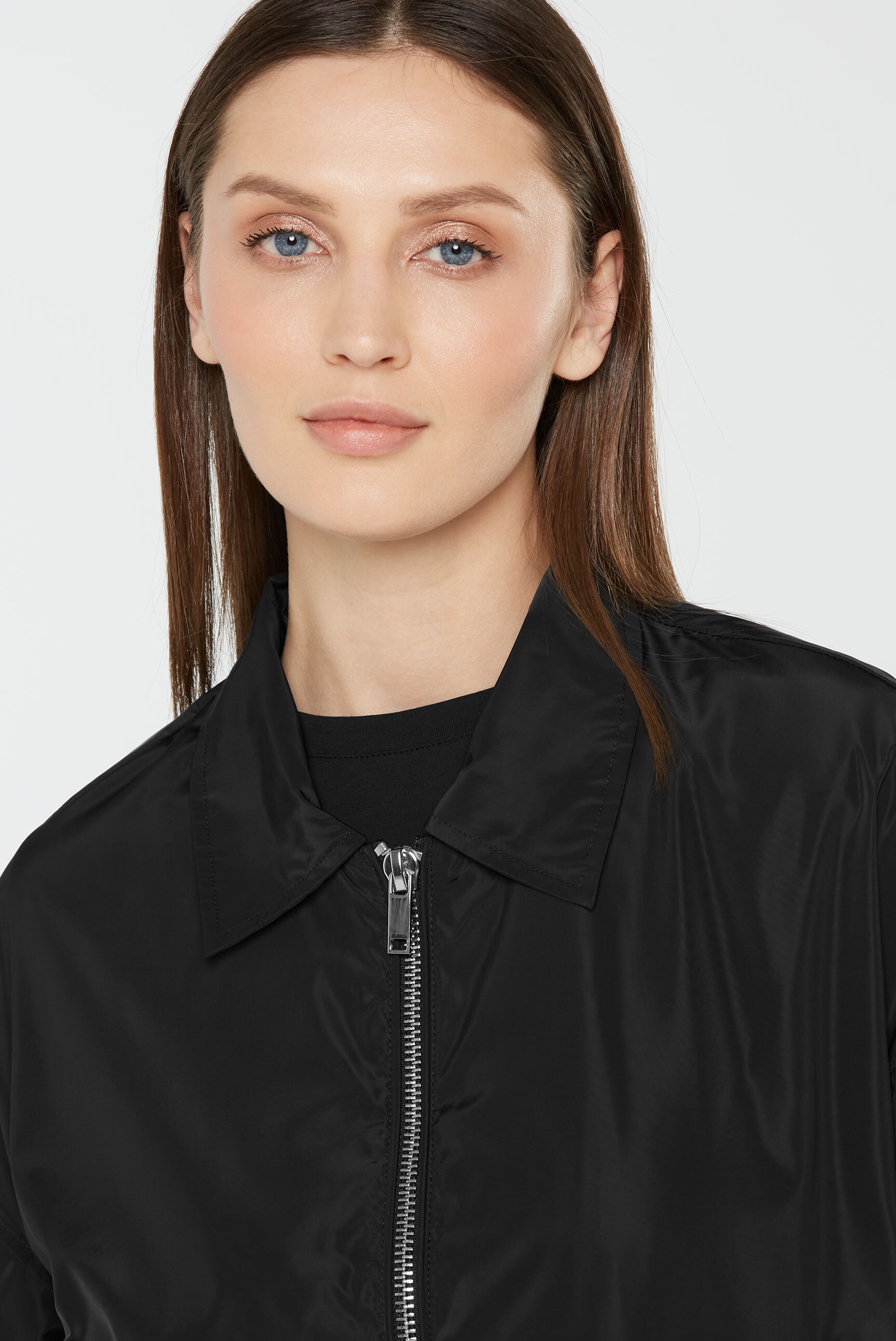 SENSES.THE LABEL Outdoorjacke, ohne Kapuze, mit verstellbarem Gummizug im Saum