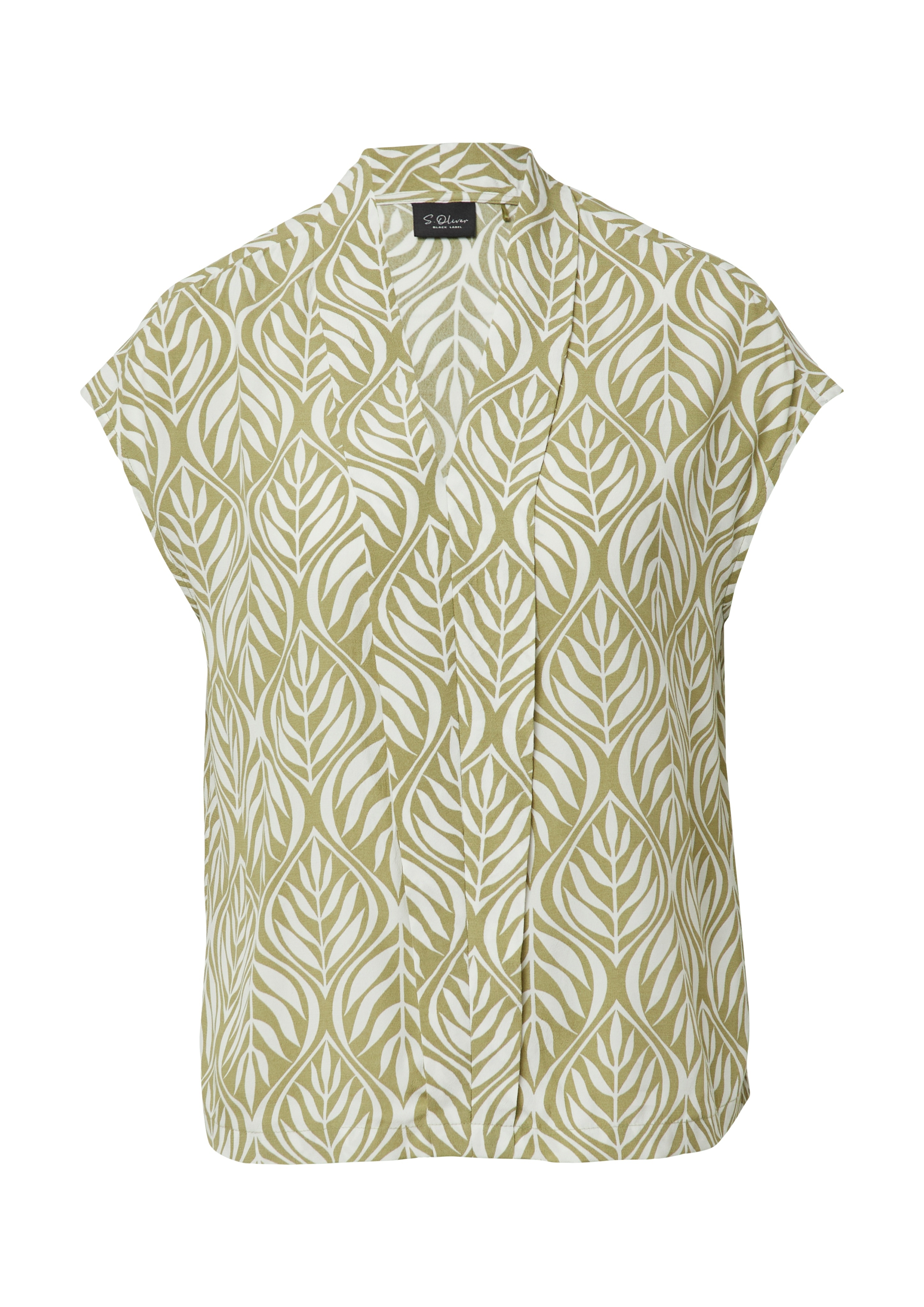 Thumbnail - s.Oliver BLACK LABEL Kurzarmbluse mit All-Over Print