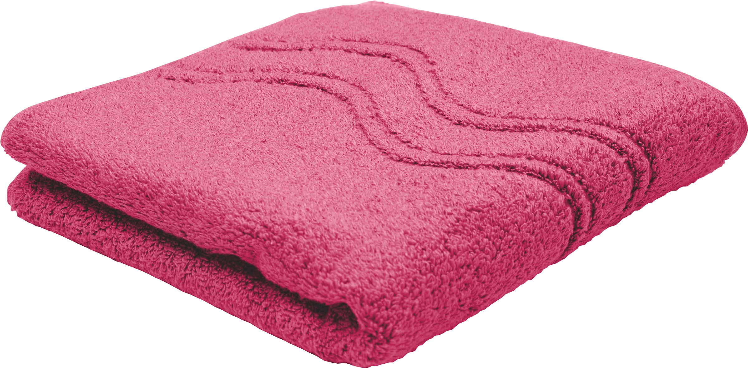 ROSS Handtuch "Cashmere feeling" 100% Baumwolle, mit Wellen-Bordüre, große günstig online kaufen