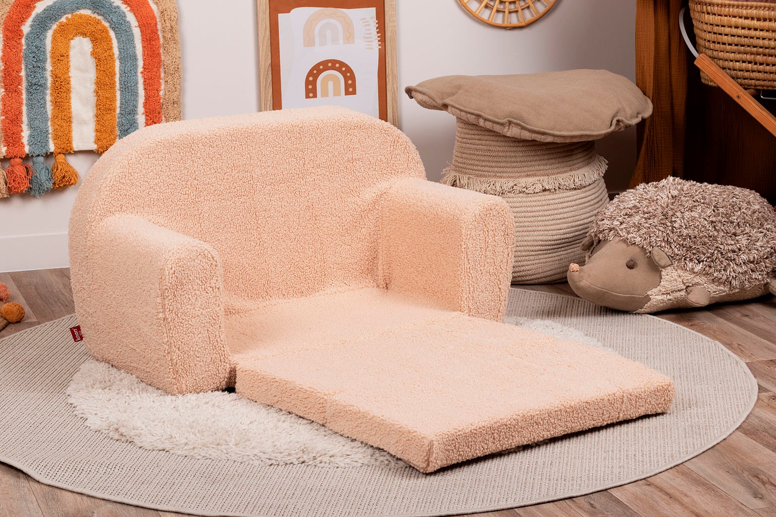 Knorrtoys® Sofa »Soft, plush beige«, für Kinder; Made in Europe