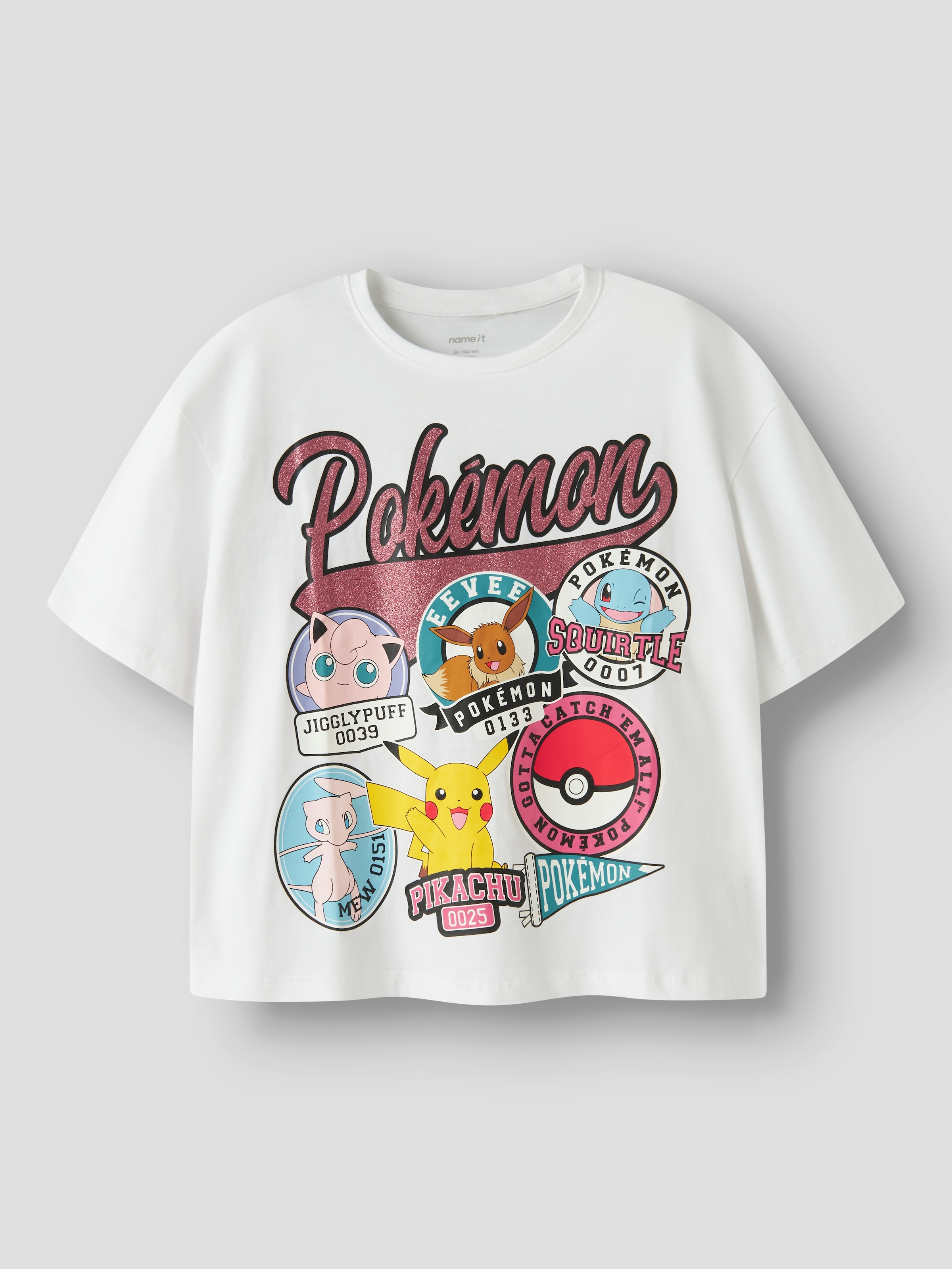 Name It Kurzarmshirt »NKFJYLAL POKEMON SS RLX TOP BOX NOOS SKY« Baumwolle, mit Pokemon Druck