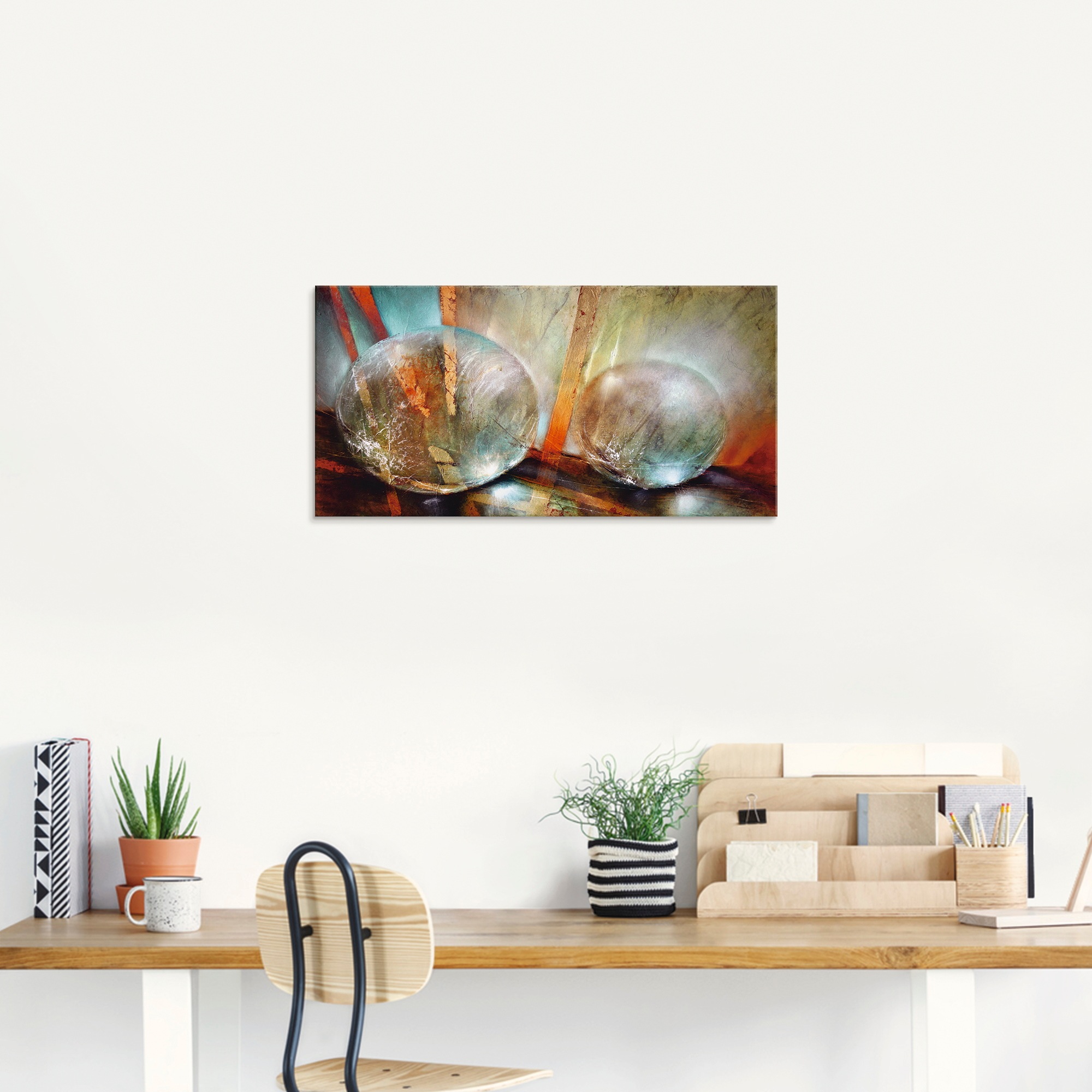 Thumbnail - Artland Glasbild "Lichtfänger" Gegenstandslos 1 Stk. tlg. in verschiedenen Größen