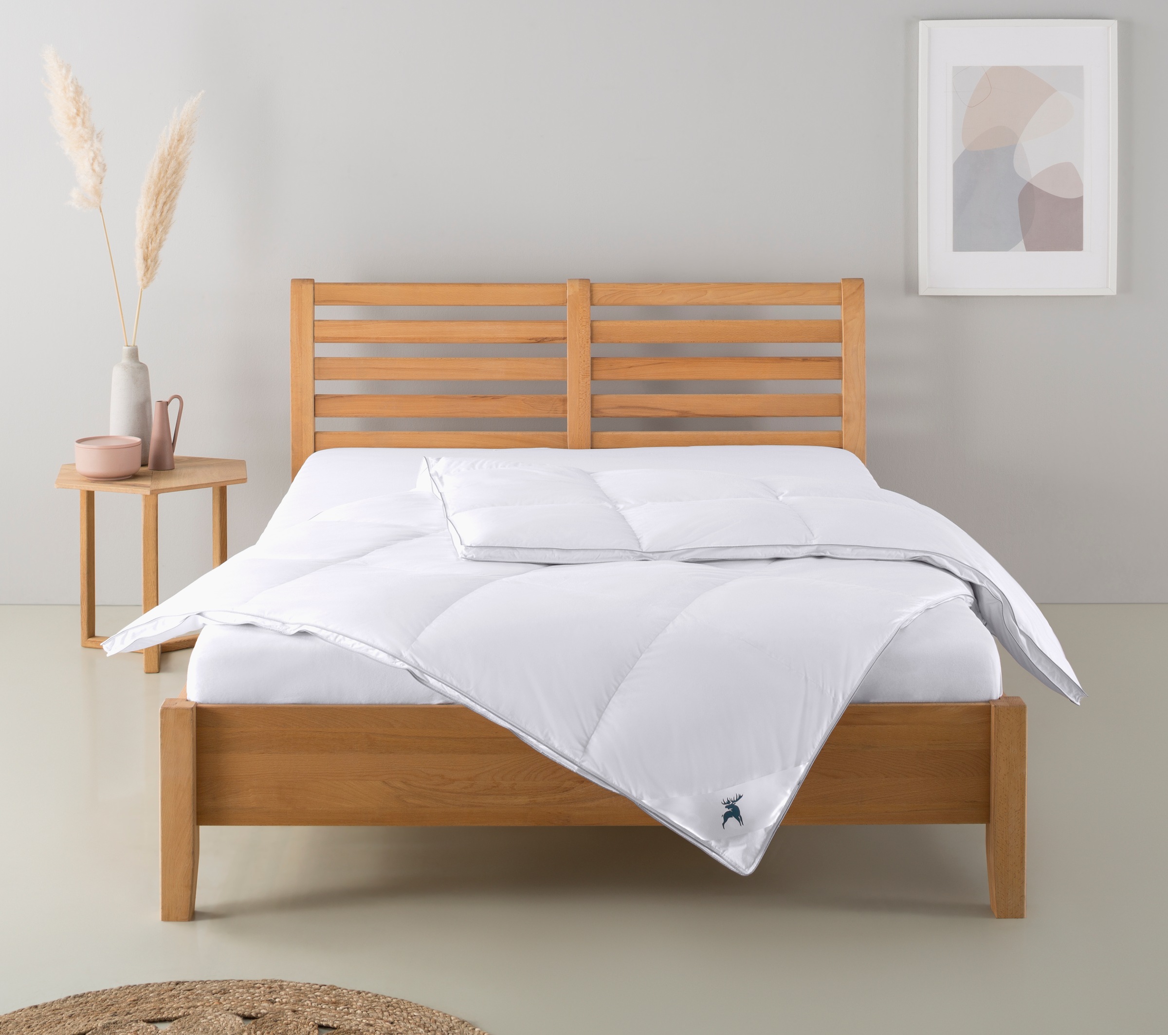 OTTO home Daunenbettdecke "Lodiken Bettdecke 135x200 cm, 155x220 cm" extrawarm Füllung 70% Daunen & 30% Federn 1 Stk. tlg. Bettdecken, Sommer, Herbst, Winter, Decke, DOWNPASS & Made in Germany