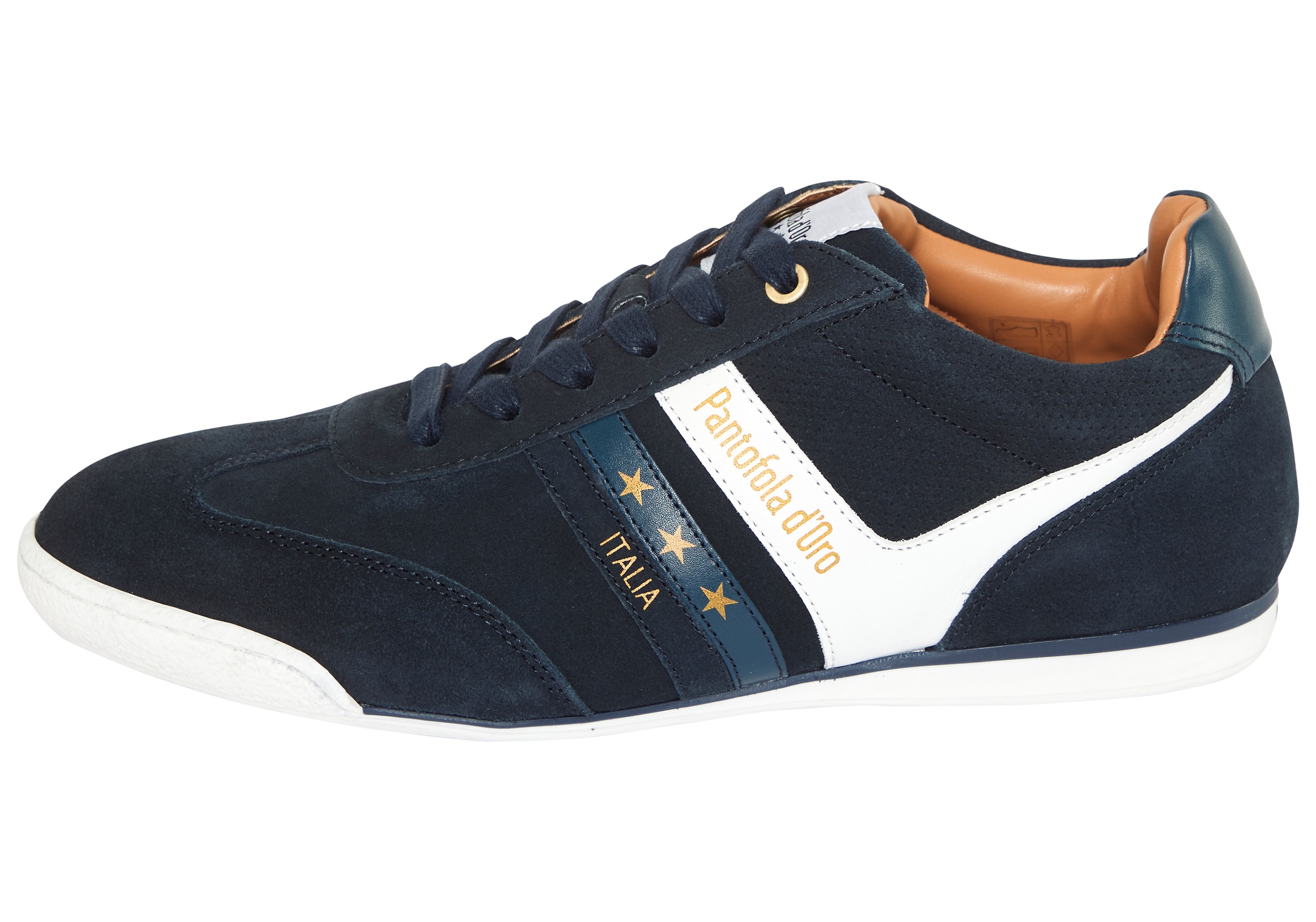 Pantofola d´Oro Sneaker "VASTO LOW" Obermaterial aus Leder, Gummilaufsohle, günstig online kaufen