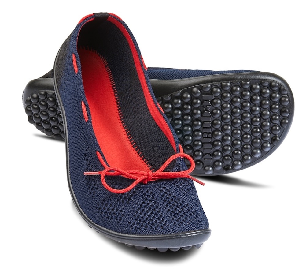 Leguano Barfußschuh »STYLE MARITIM«, Ballerina, Slipper, Bequemschuh mit modischen Durchzügen