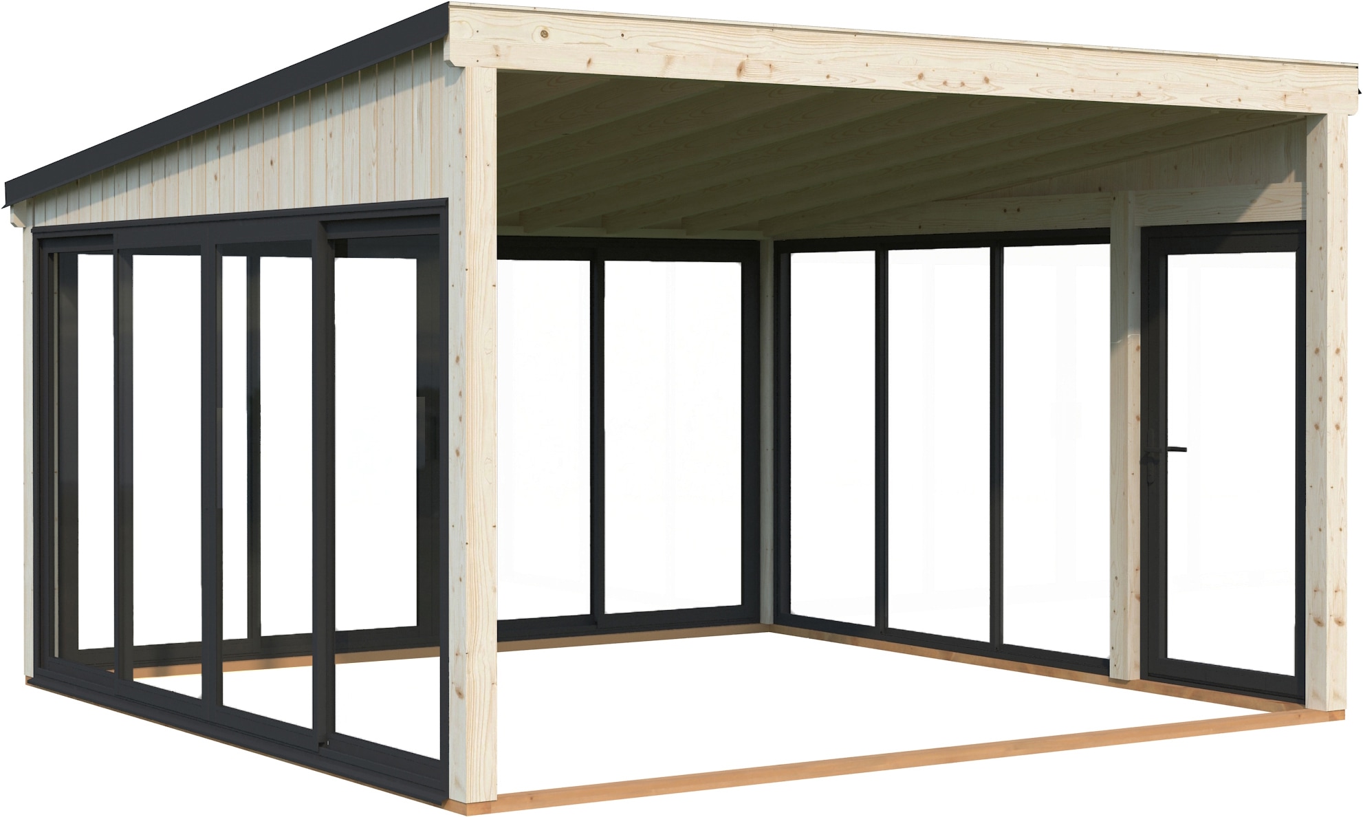 Palmako Holzpavillon »Lumi 16,6 m² Slide« BxTxH: 425x430x276 cm