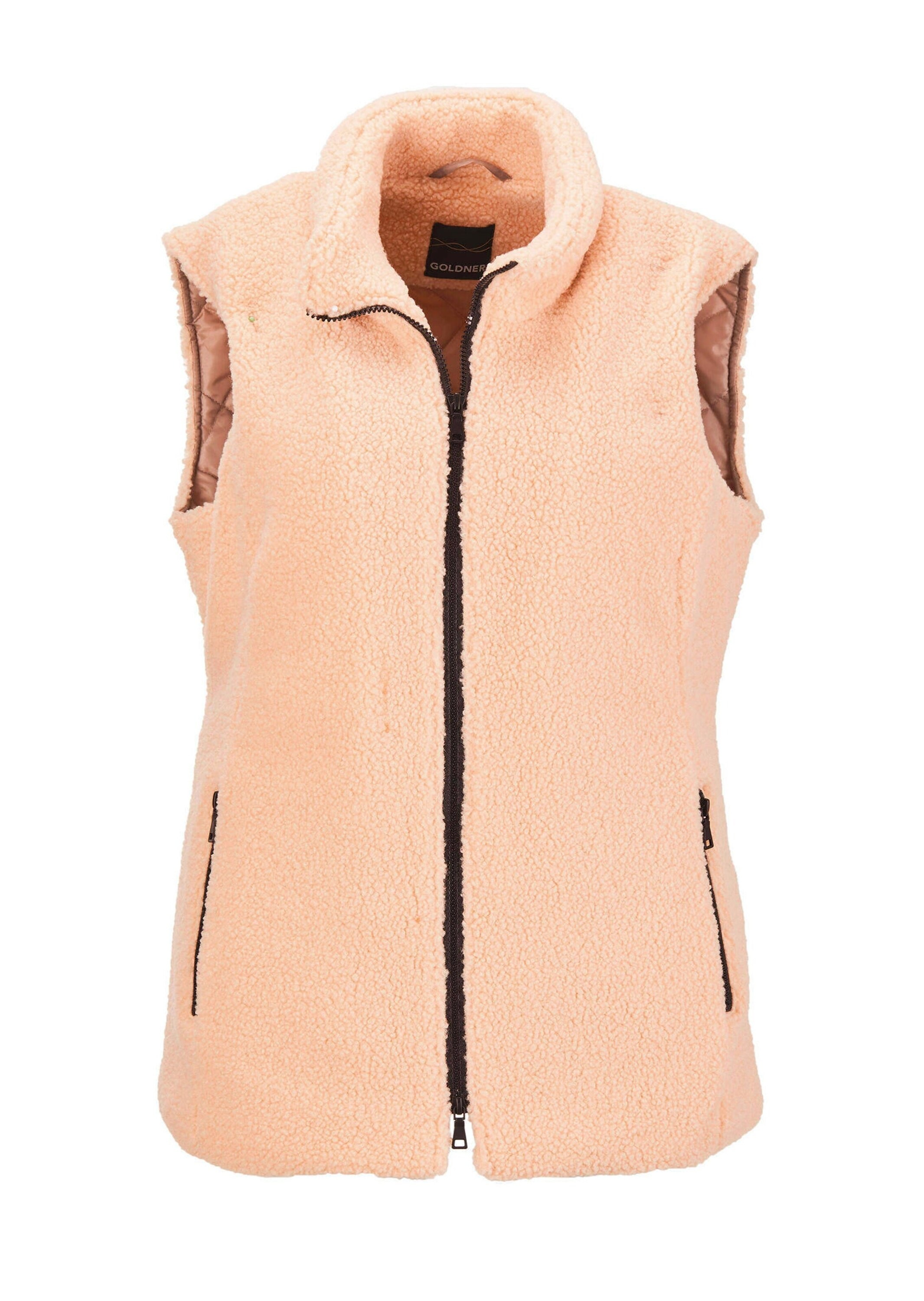 GOLDNER Kurzweste "Kurzgröße Teddy-Weste" mit sportlichen Kontrastreißversc günstig online kaufen