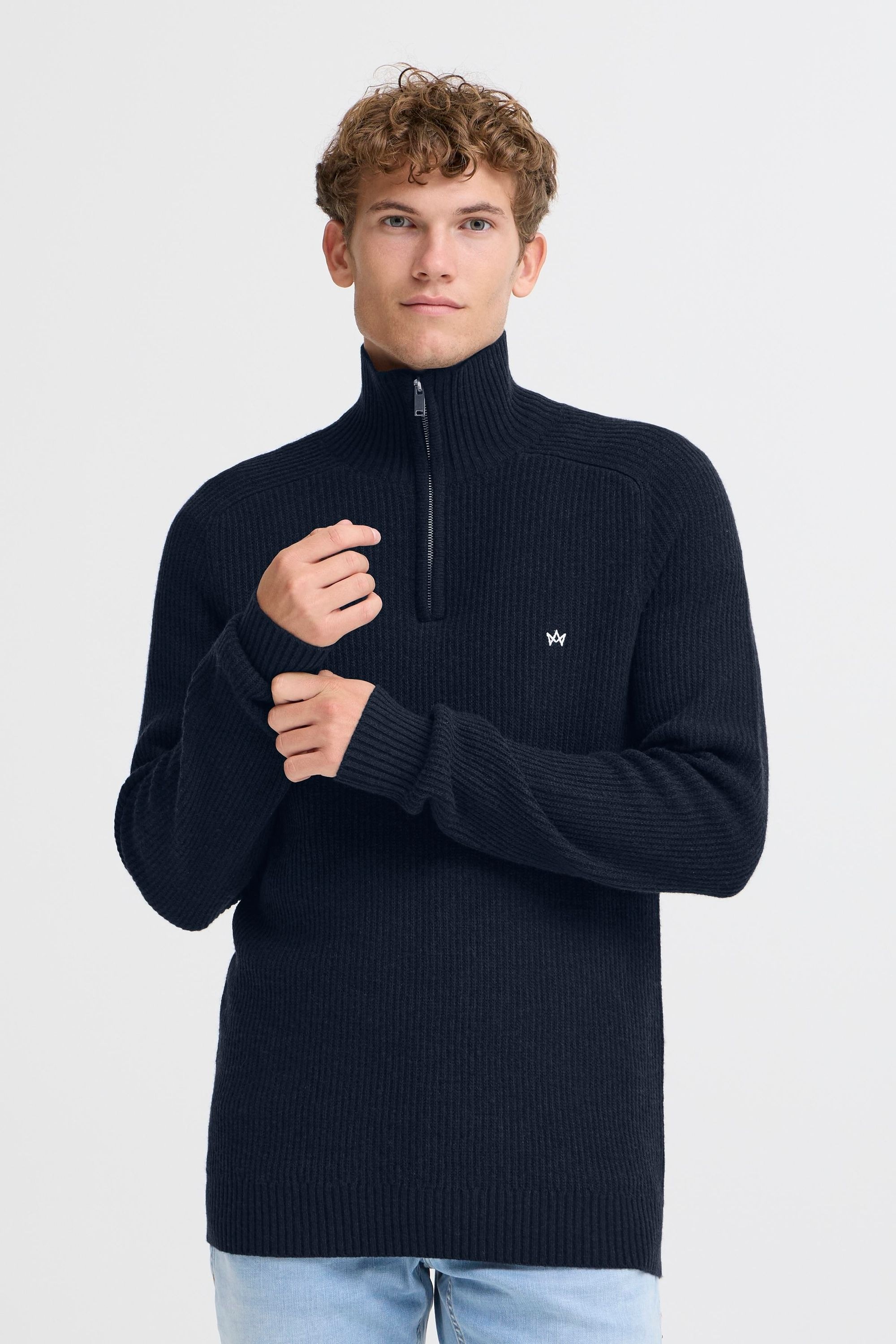 Troyer KRONSTADT KSDoors Half Zip Pullover Blue XL 2