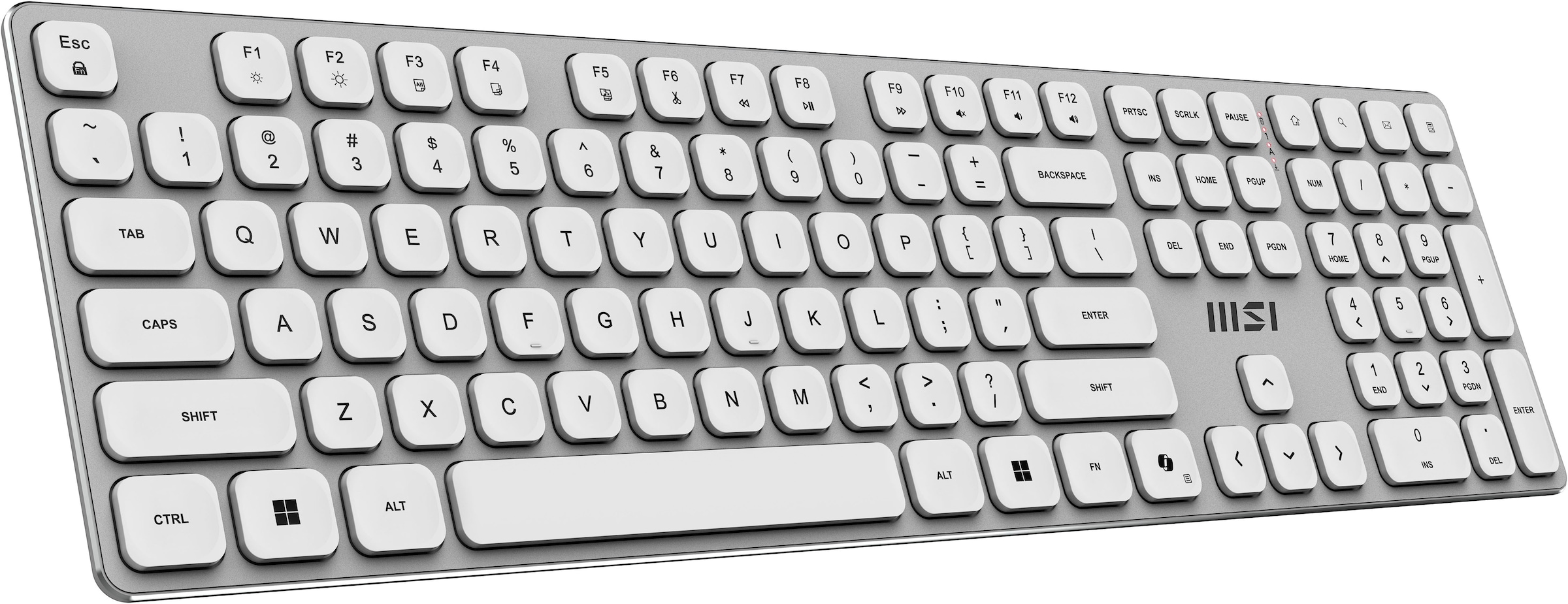 MSI Wireless-Tastatur »Forge K210 Combo« (USB-Anschluss | Ziffernblock | verstellbare Füße)