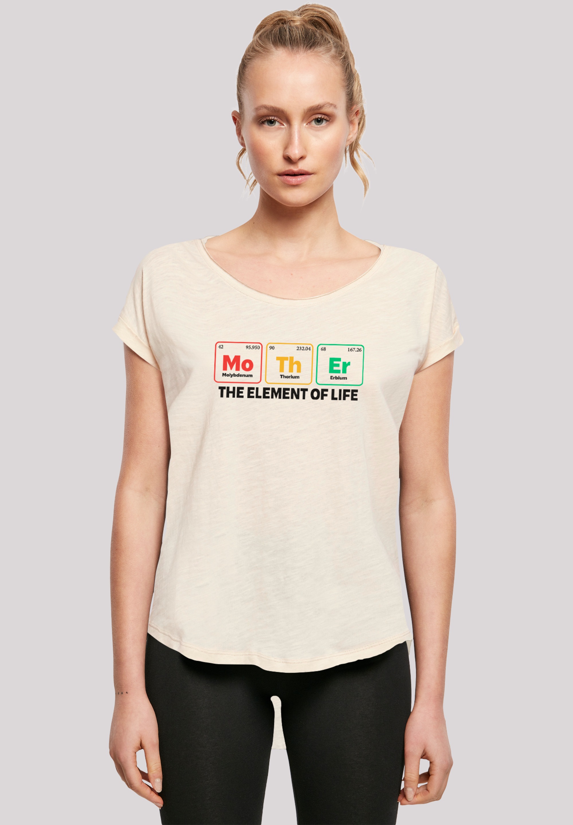 F4NT4STIC T-Shirt "Mothers Day Minimalist Periodic Table Geeky Mom", Premiu günstig online kaufen