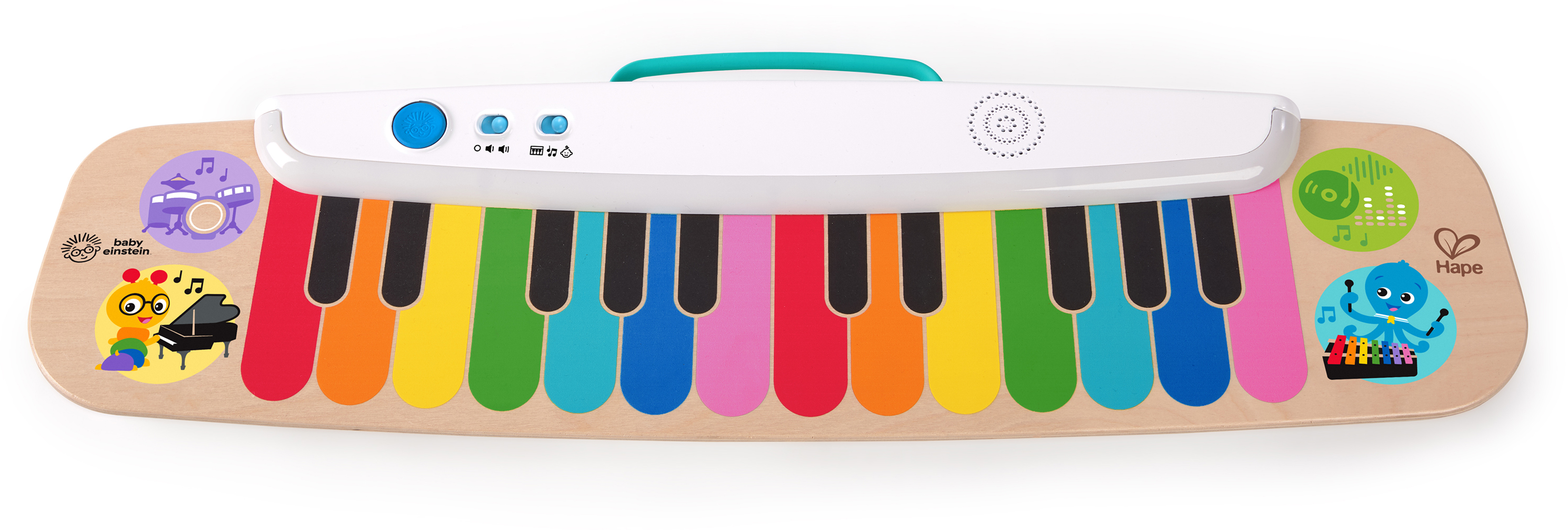Spielzeug-Musikinstrument »Holzspielzeug, Magisches Touch Keyboard«, mit Licht & Sound