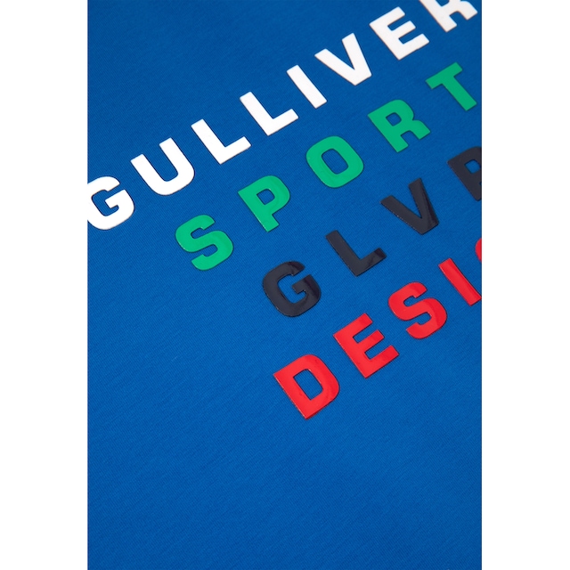 buntem BAUR | T-Shirt, mit kaufen Frontprint Gulliver online
