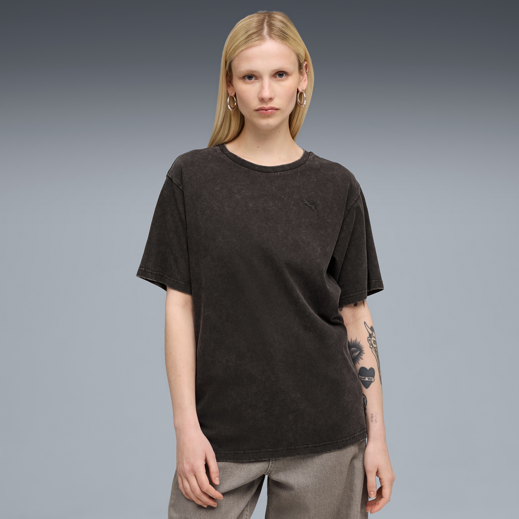 PUMA T-Shirt "ESS ELEVATED RELAXED WASH TEE" günstig online kaufen