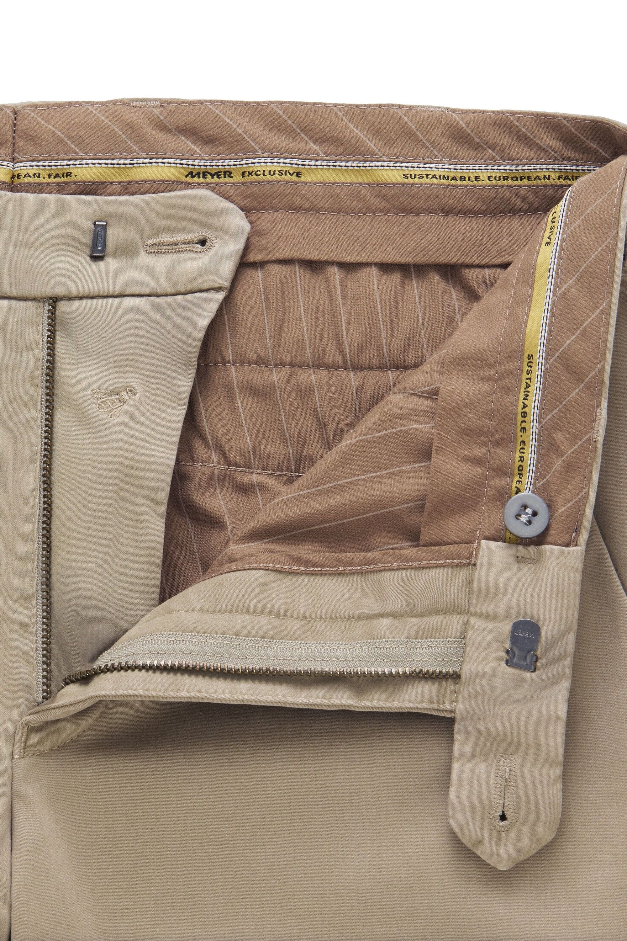 MEYER Chinos »Bonn 2-8555«  in Pima-Satin