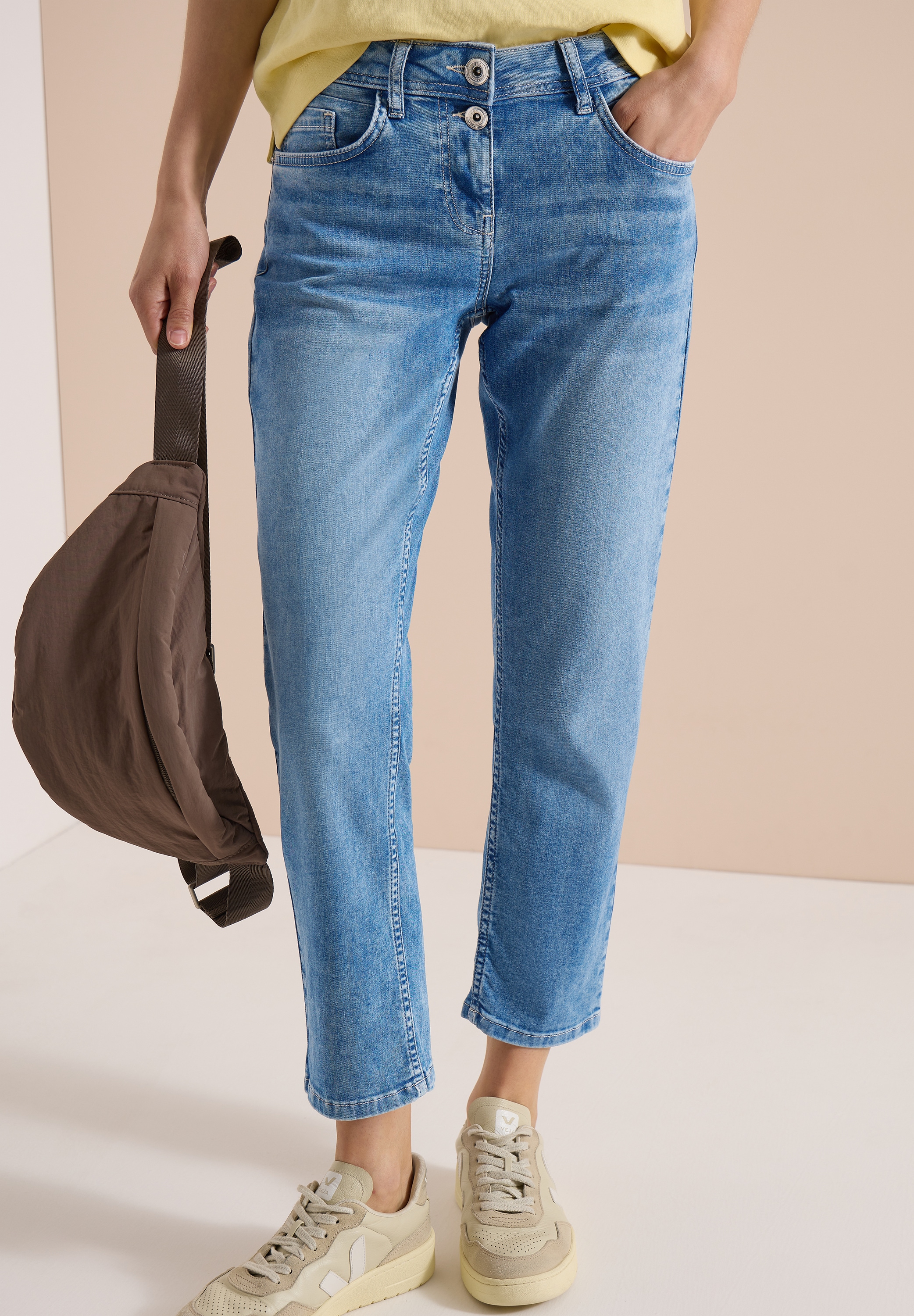 Cecil Comfort-fit-Jeans Middle Waist