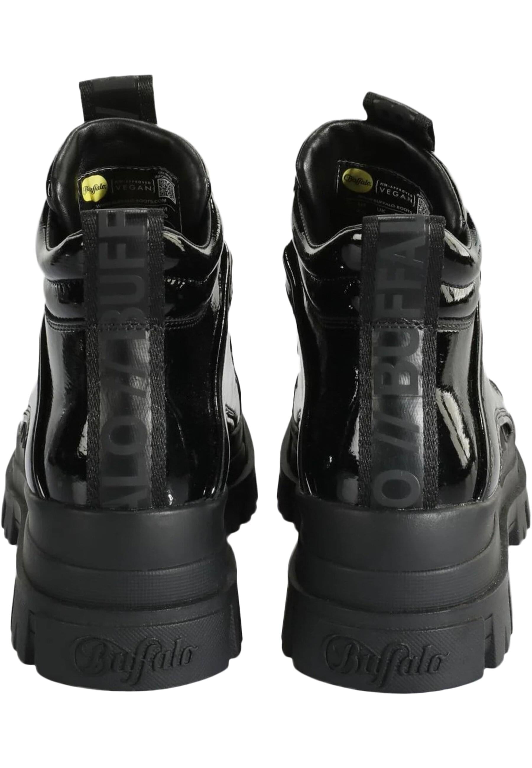 Buffalo Stiefel »Buffalo Damen Buffalo Aspha Nc Mid Laceup Vegan Patent«