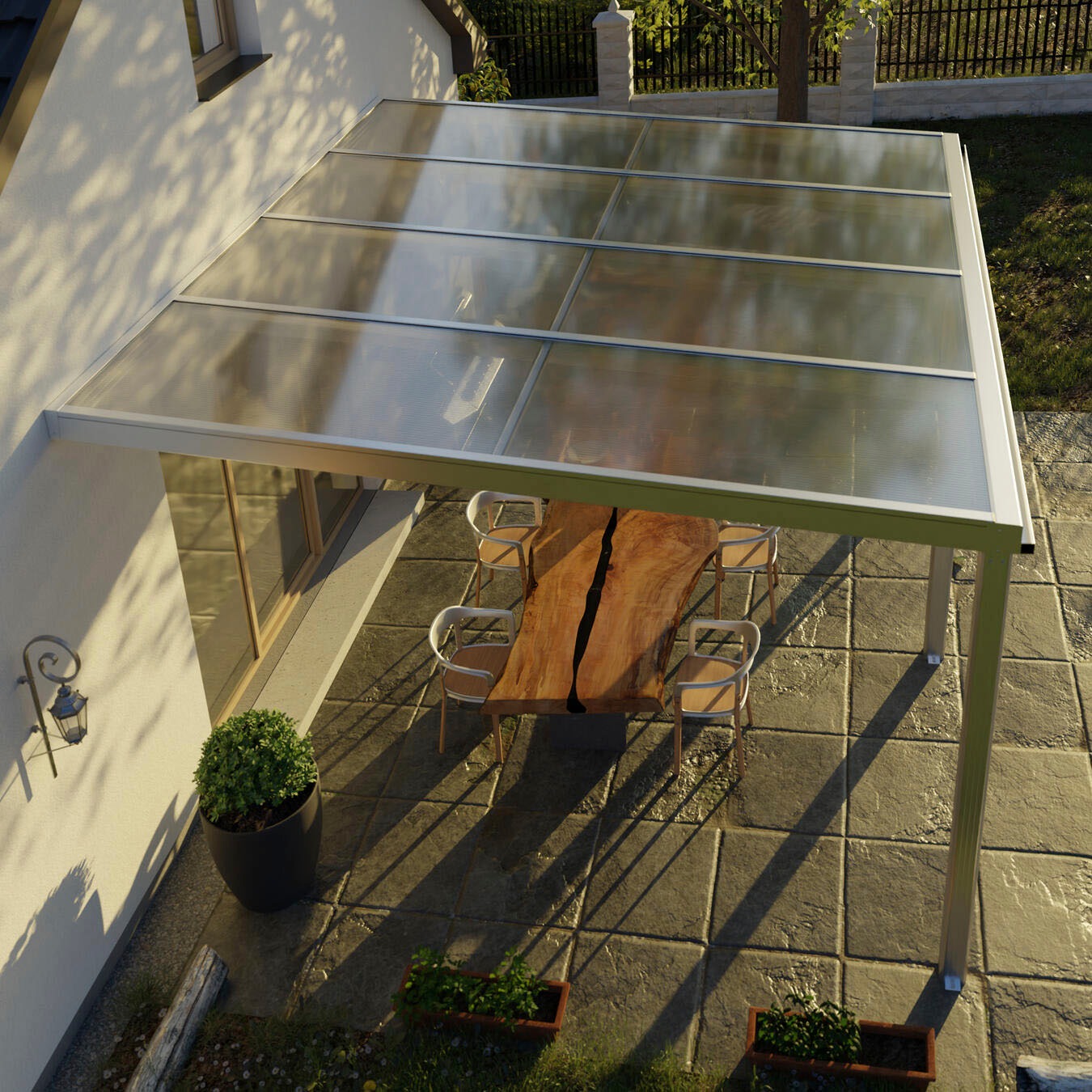 Beckmann Terrassendach »Exklusiv Gr. 10«