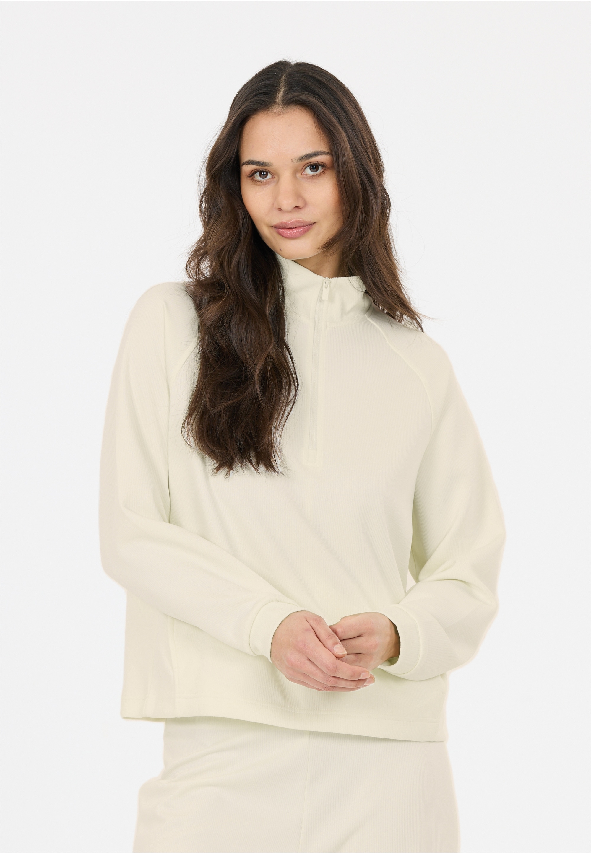 ATHLECIA Sweatshirt »Franye«, mit hohem Kragen mit Reißverschluss
