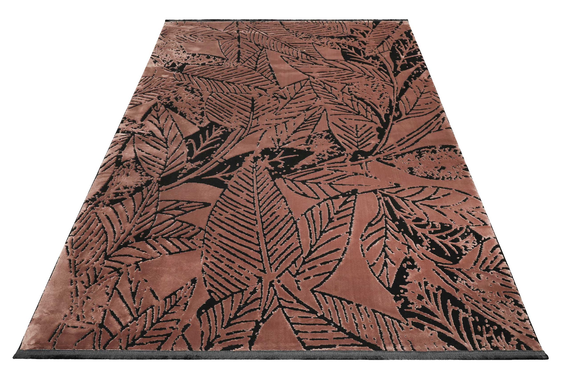 Esprit Teppich »Inga« rechteckig 10 mm Höhe Kurzflorteppich, gewebt, floral, modern, Wohnzimmer, natur