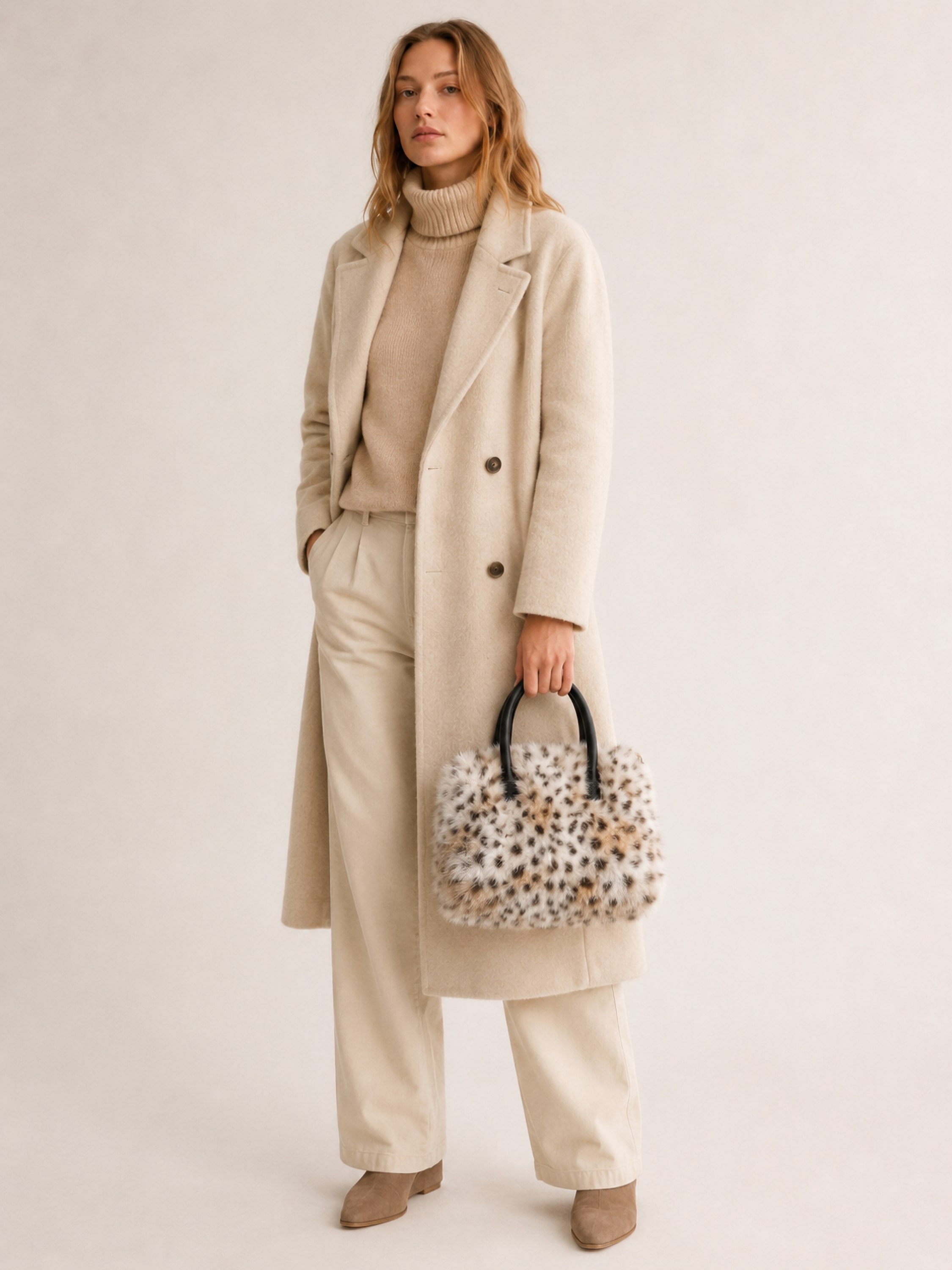 COLLEZIONE ALESSANDRO Henkeltasche »Ewok« aus kuschelweichem Material