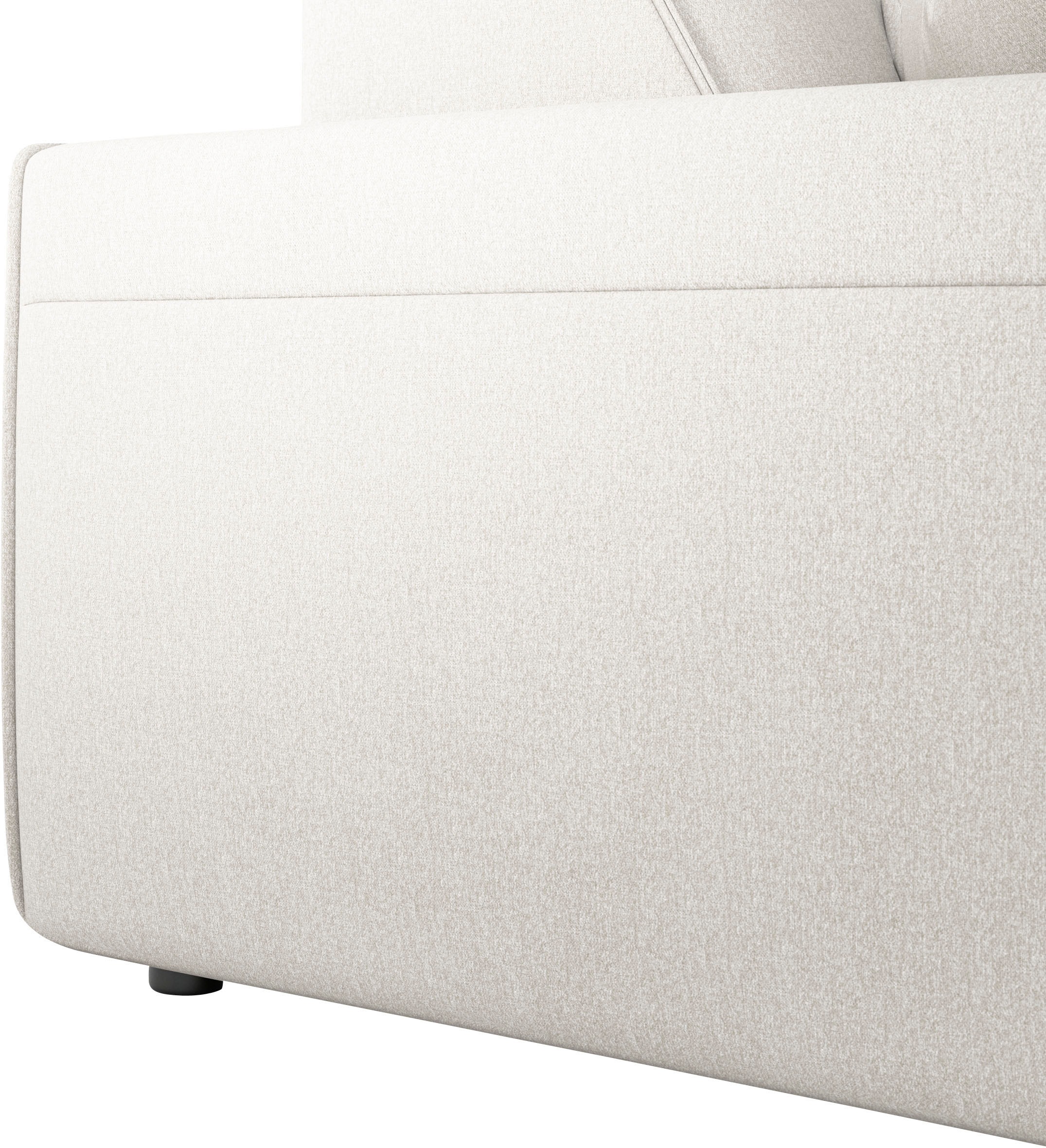 andas Ecksofa »Glimminge L-Form auch in Breitcord, Feincord + Easy care-Bezug,«, Breite 264, Zierkissen