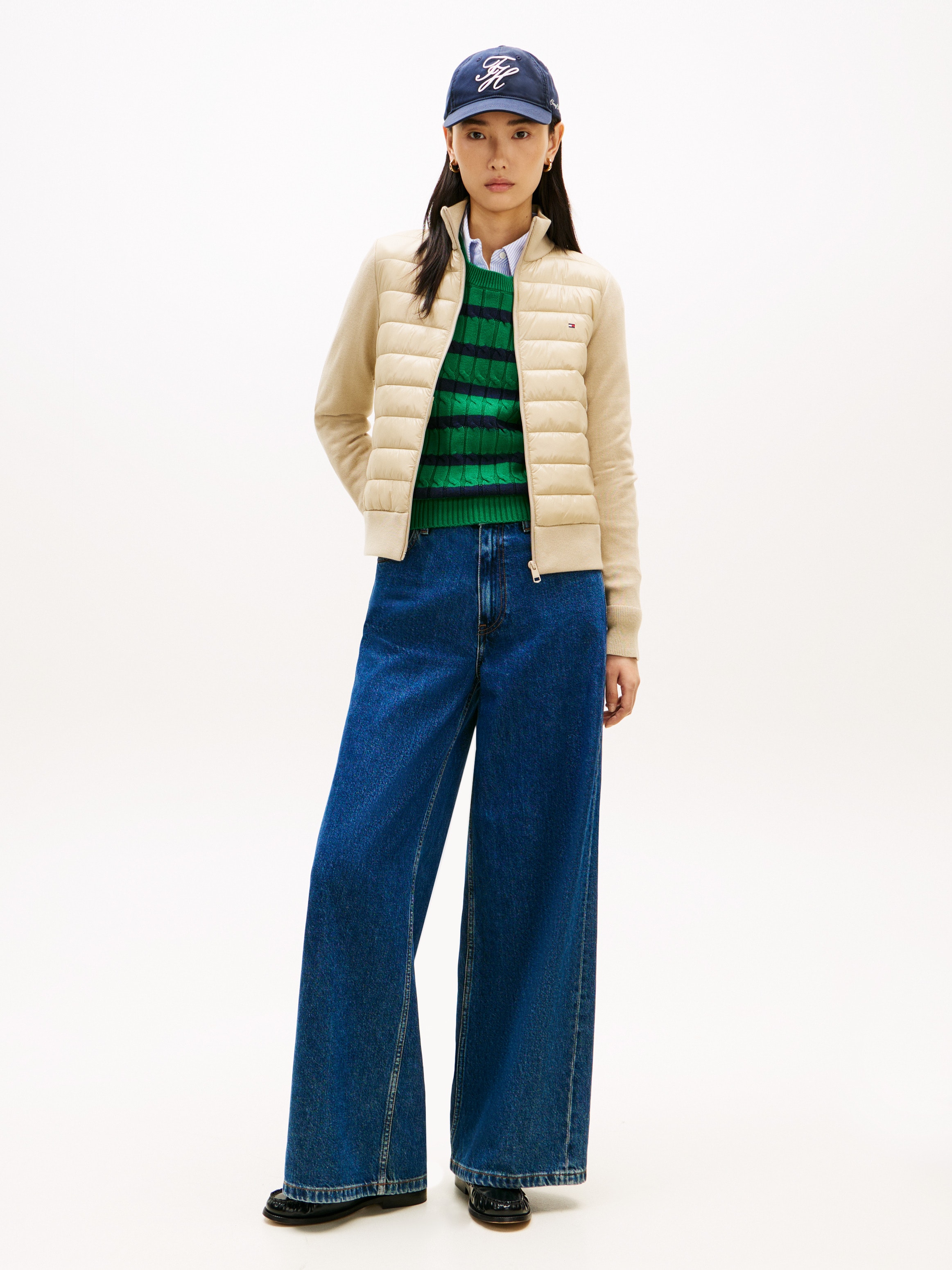 Tommy Hilfiger Steppjacke »LW KNIT MIX PADDED JACKET«