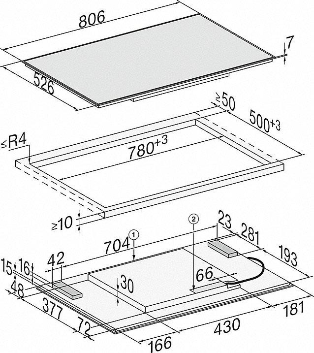 Miele Flex-Induktions-Kochfeld »KM 7174 FR«, KM 7174 FR per Raten | BAUR