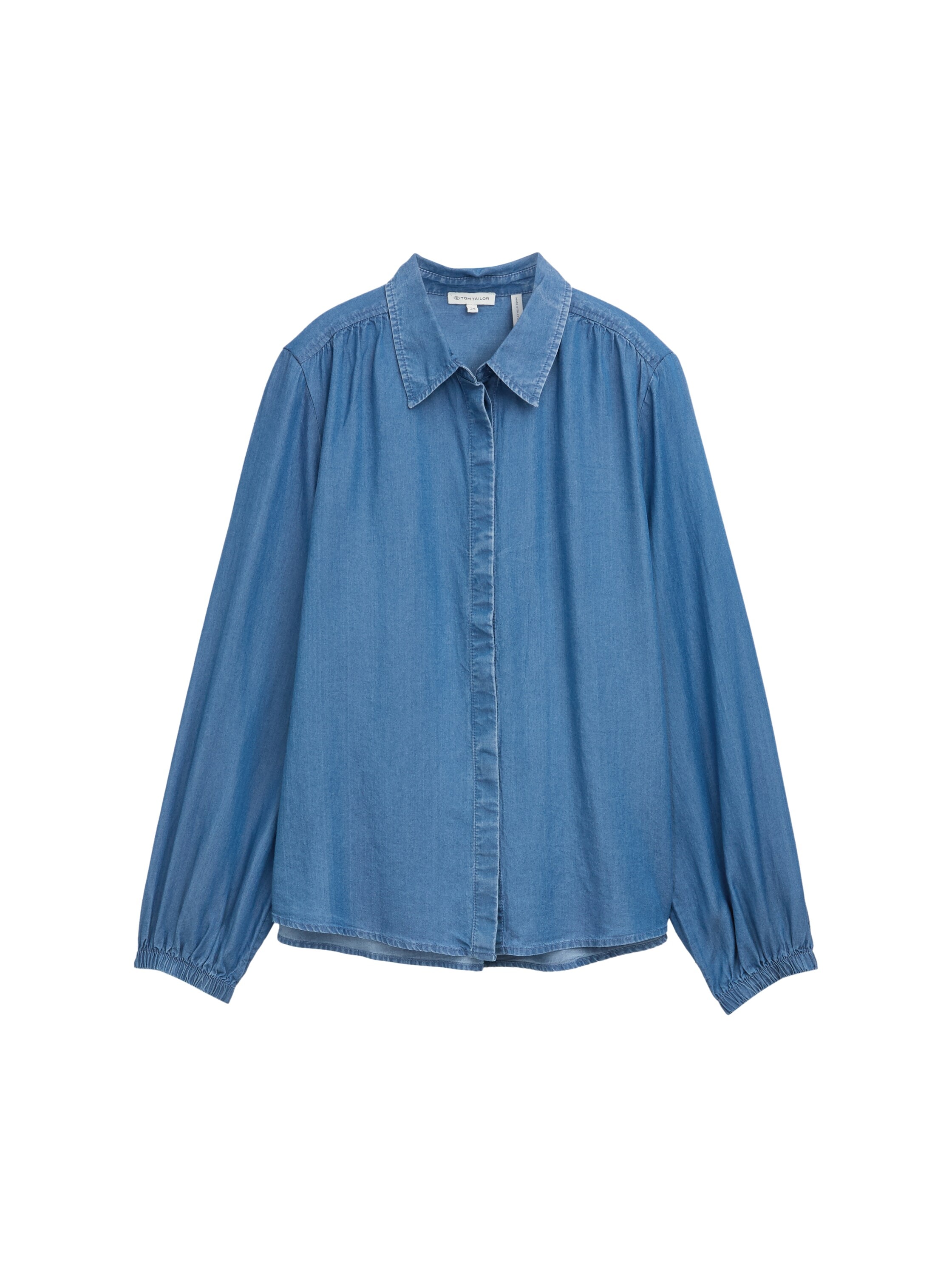 TOM TAILOR Hemdbluse, mit Kent Kragen