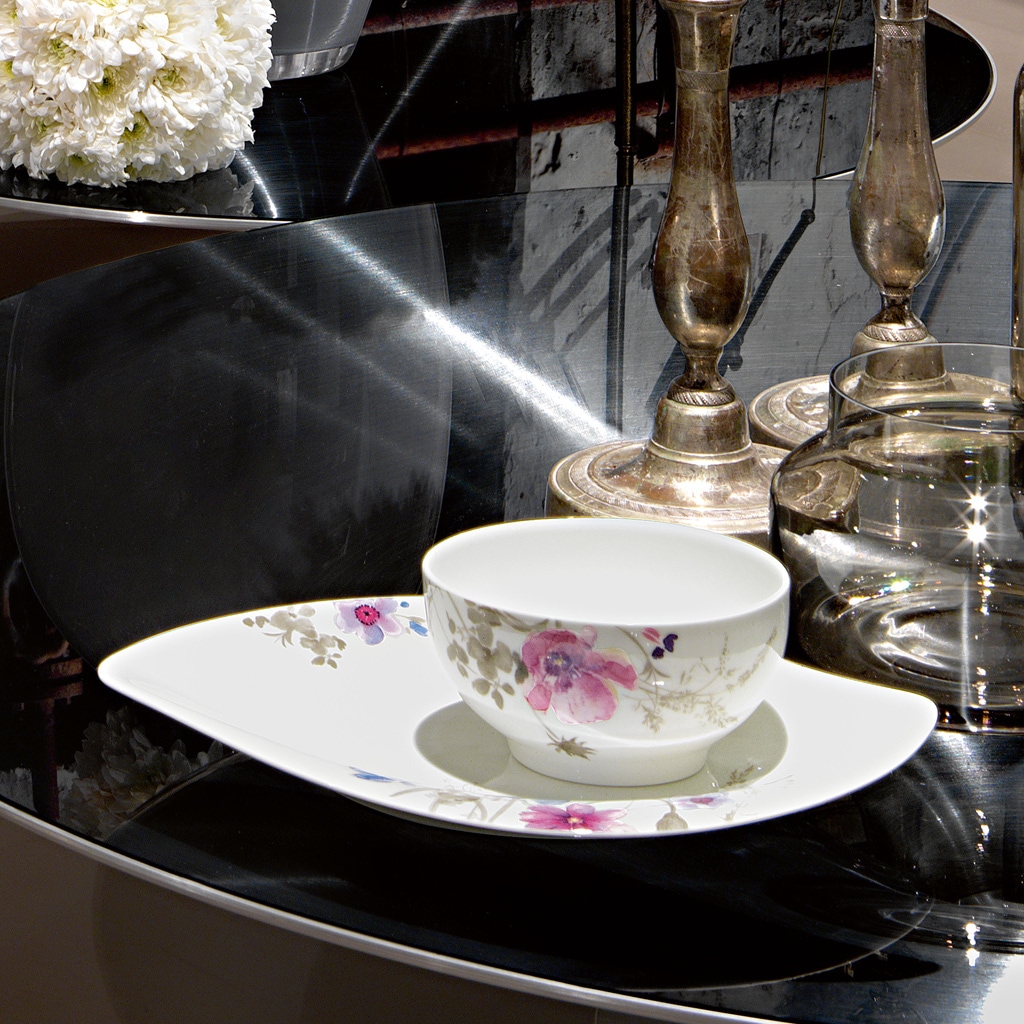 Villeroy & Boch Schale »Schalen Mariefleur Gris Serve & Salad 34 x 26 cm 6er Set bunt«