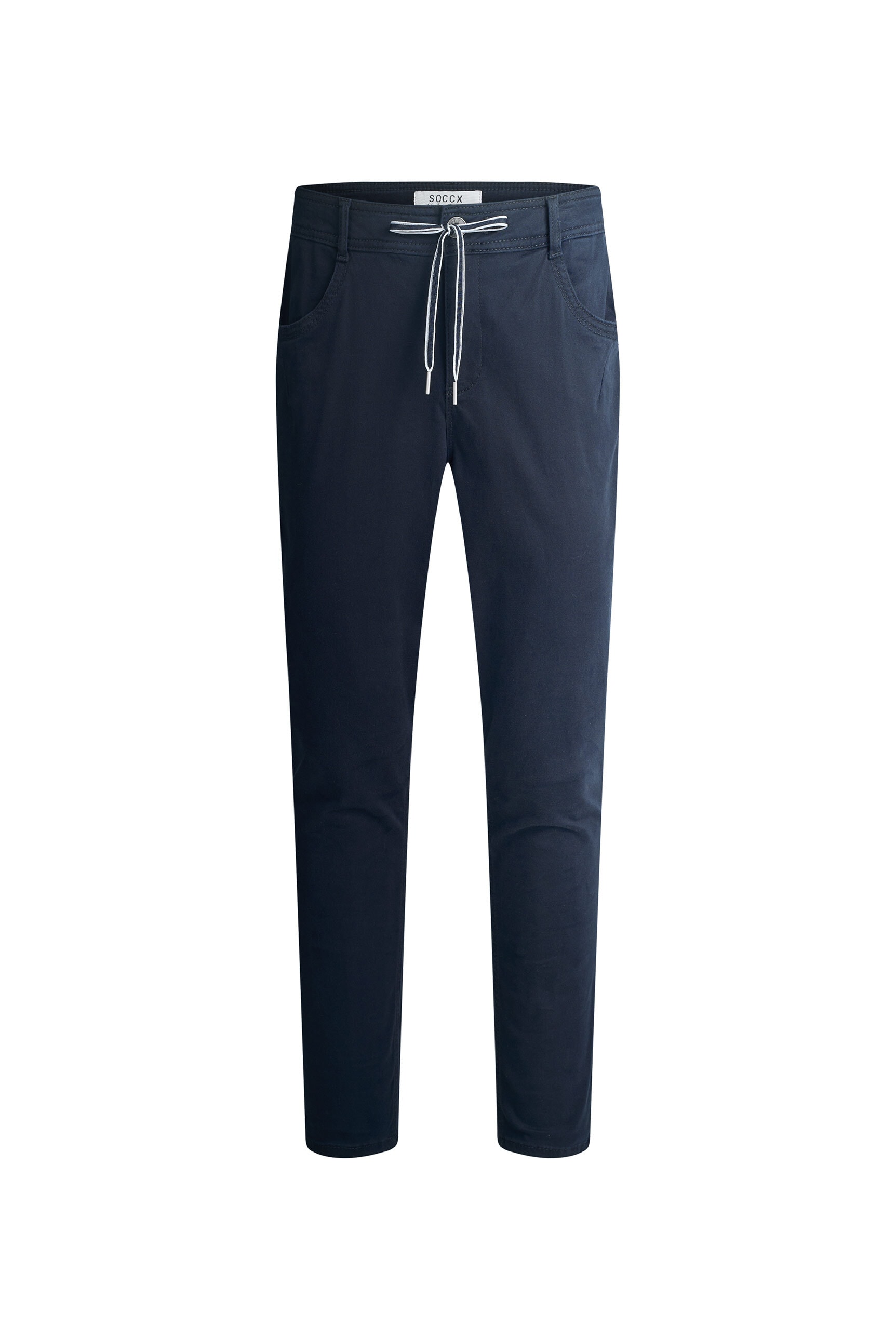 SOCCX Comfort-fit-Jeans mit verkürztem Bein