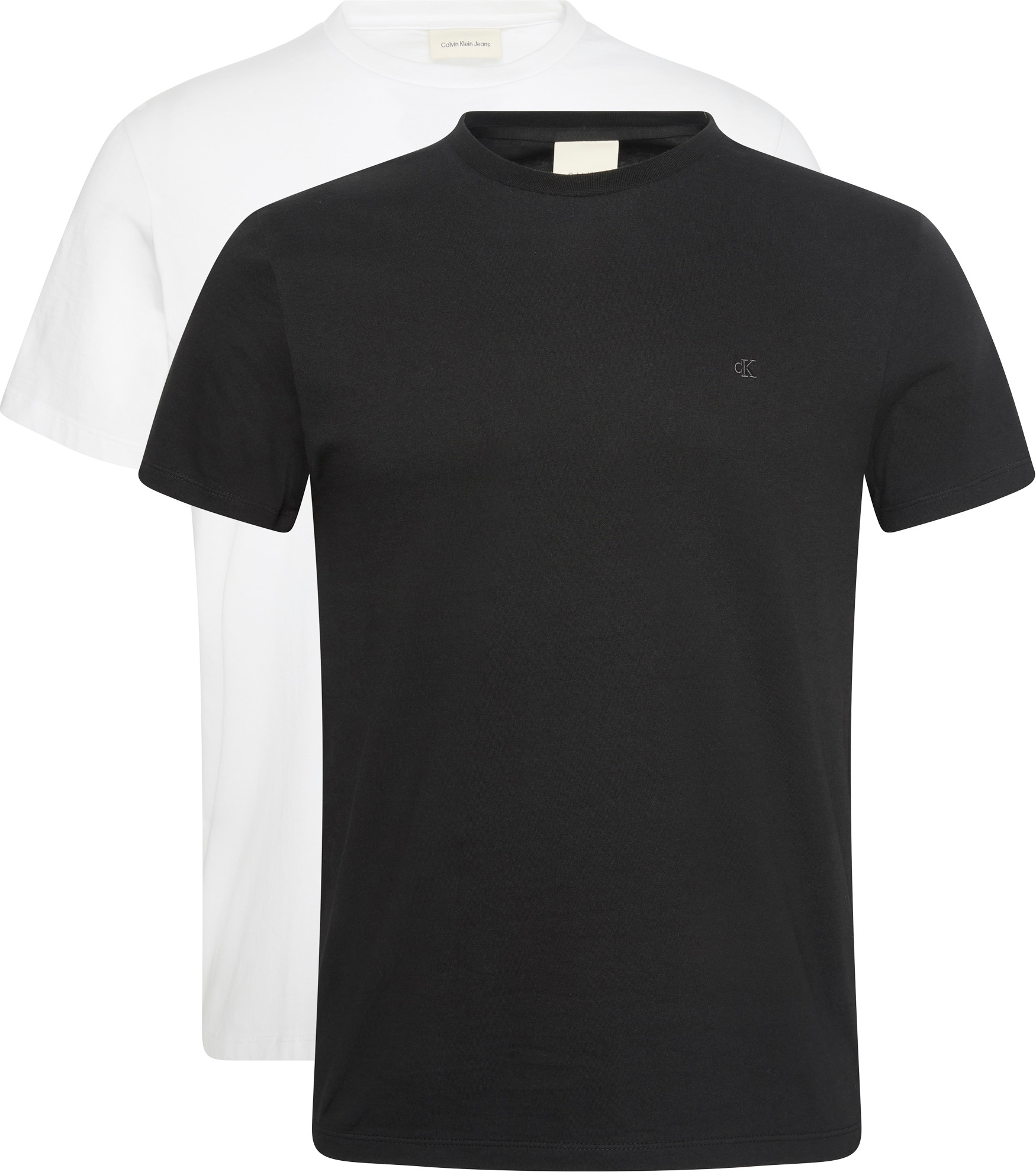 Calvin Klein T-Shirt "2 Pack SS STRETCH COTTON SLIM TEE" Packung, 2 Stk. Ru günstig online kaufen