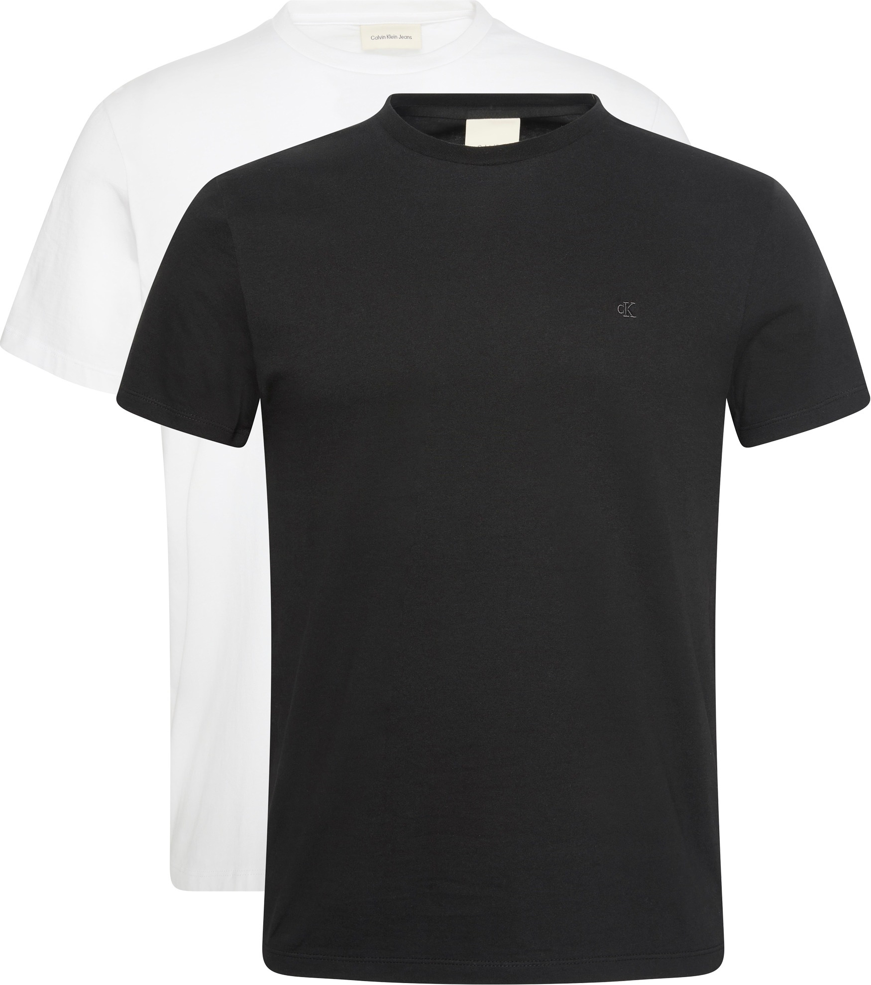 Calvin Klein T-Shirt "SS STRETCH COTTON SLIM TEE 2PK" Packung, 2 Stk. tlg. günstig online kaufen