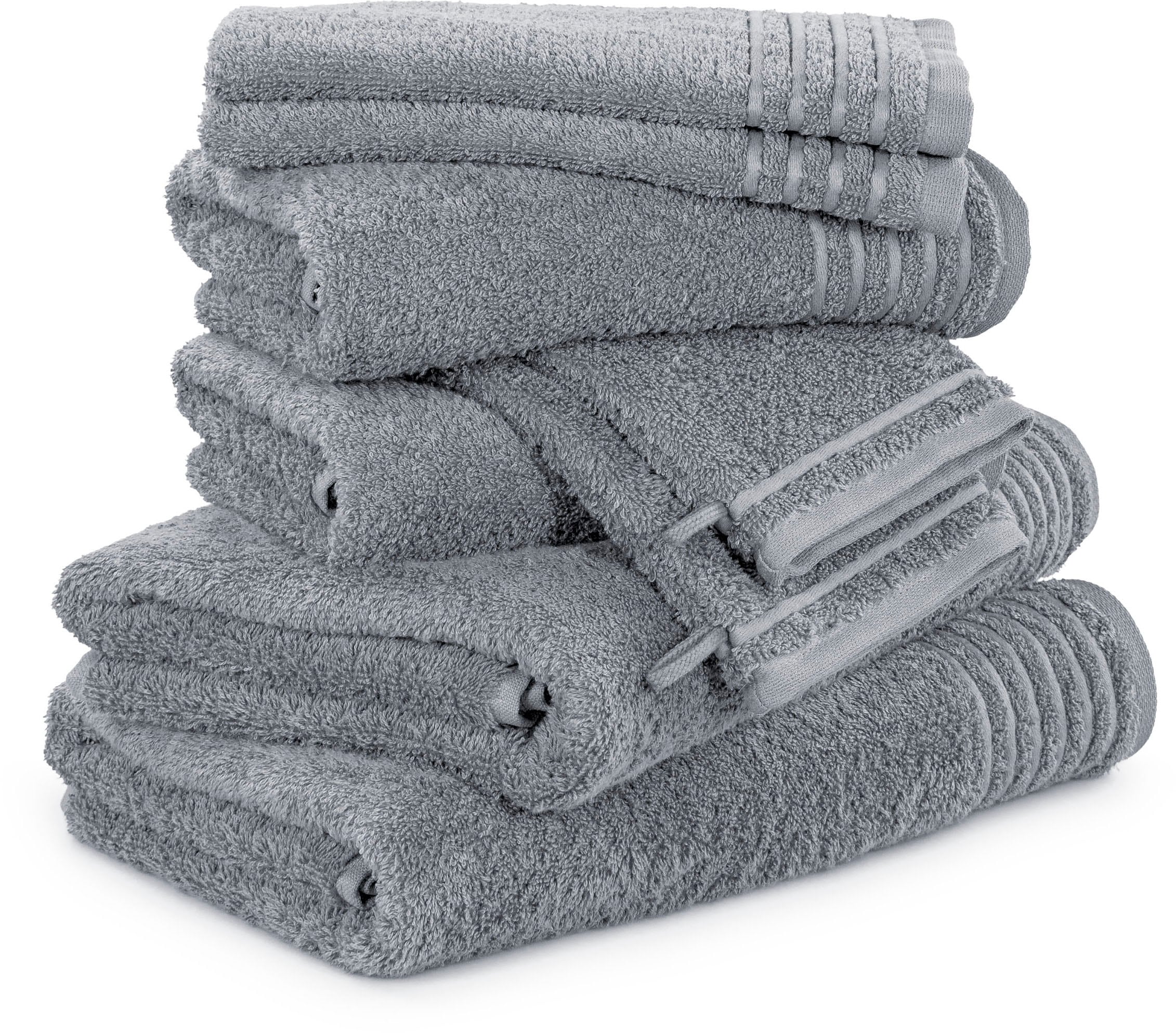 Möve Handtuch Set "New Classic" 8 Stk. Walkfrottier Waschhandschuhen, Gäste günstig online kaufen