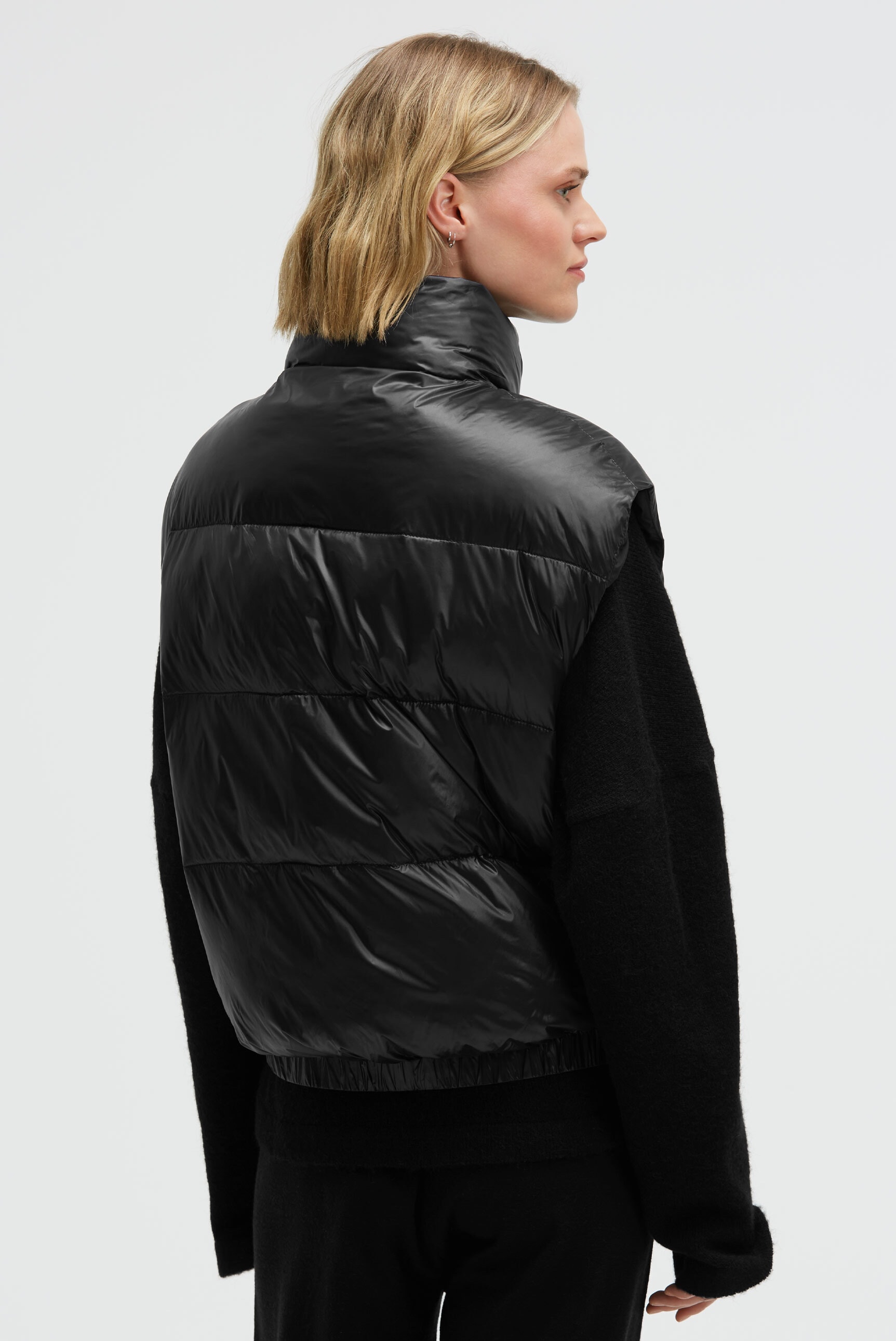 SENSES.THE LABEL Steppweste mit elastischem Saumabschluss