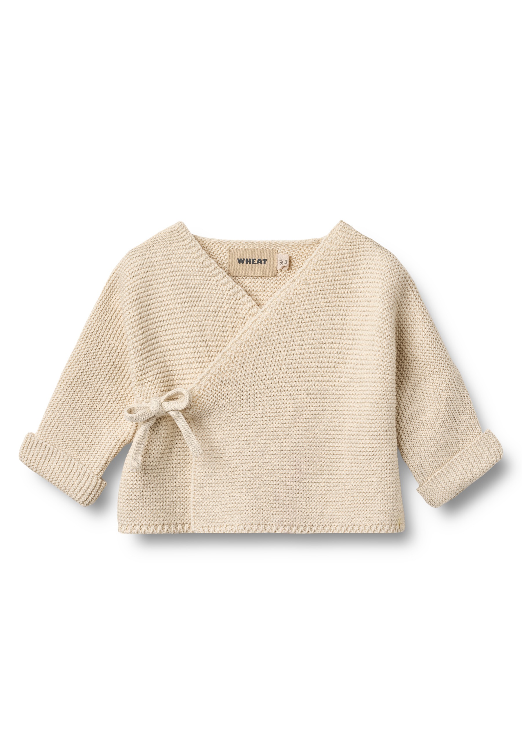 WHEAT Cardigan "WHEAT Knit Wraparound L/S Siva" 1