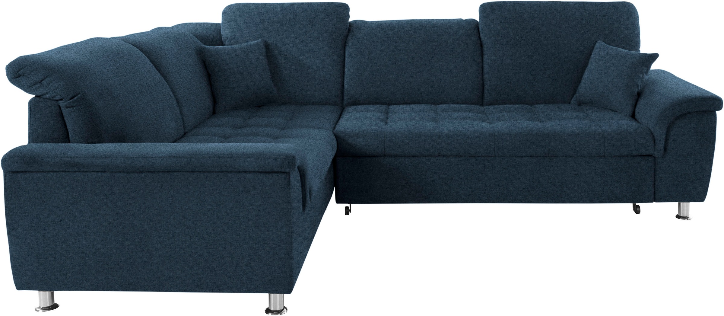 DOMO collection Ecksofa "Franzi L-Form", wahlweise mit Kopfteilverstellung günstig online kaufen