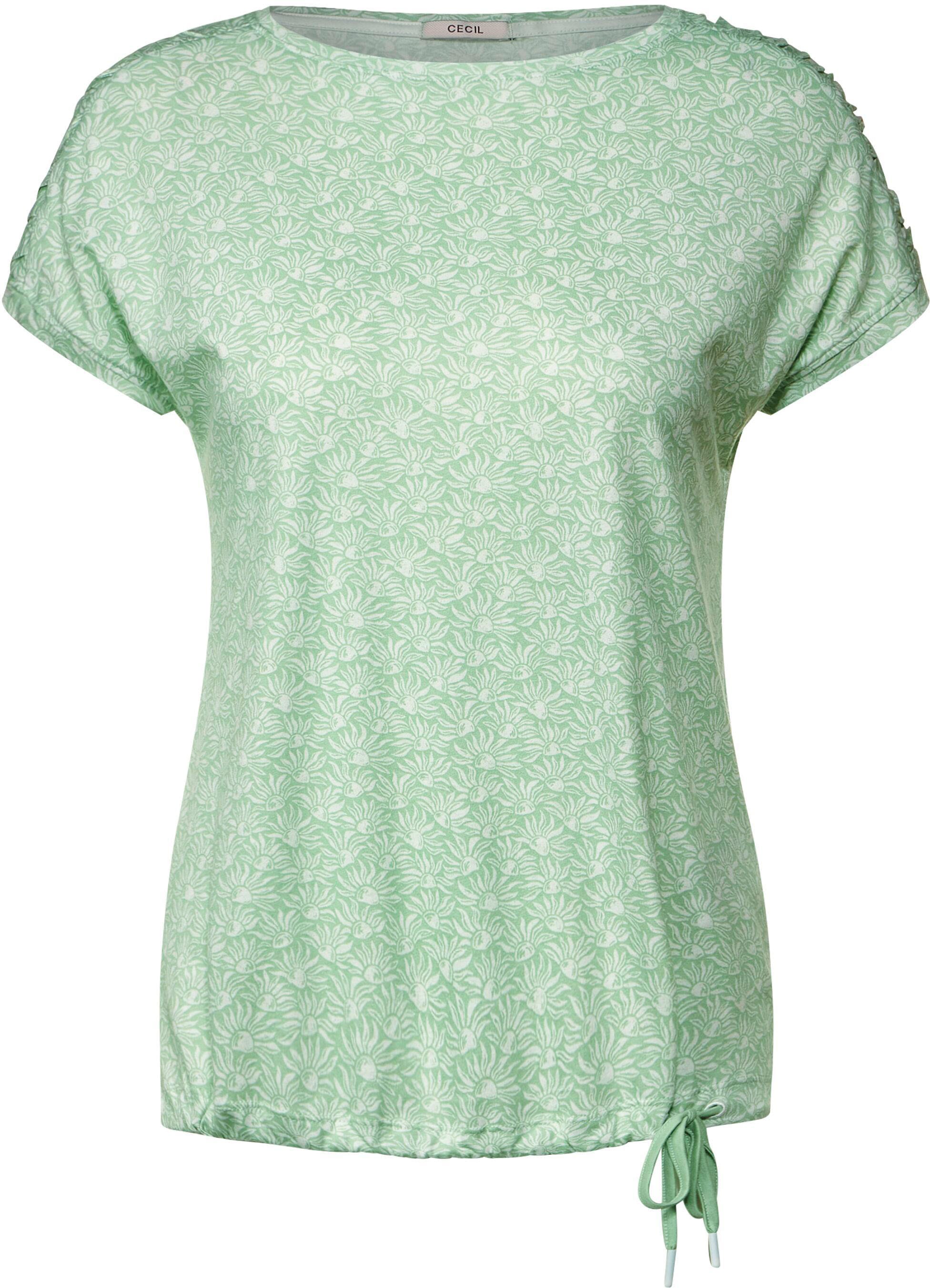 Cecil T-Shirt, mit Raffungen an den Schultern online bestellen | BAUR | 