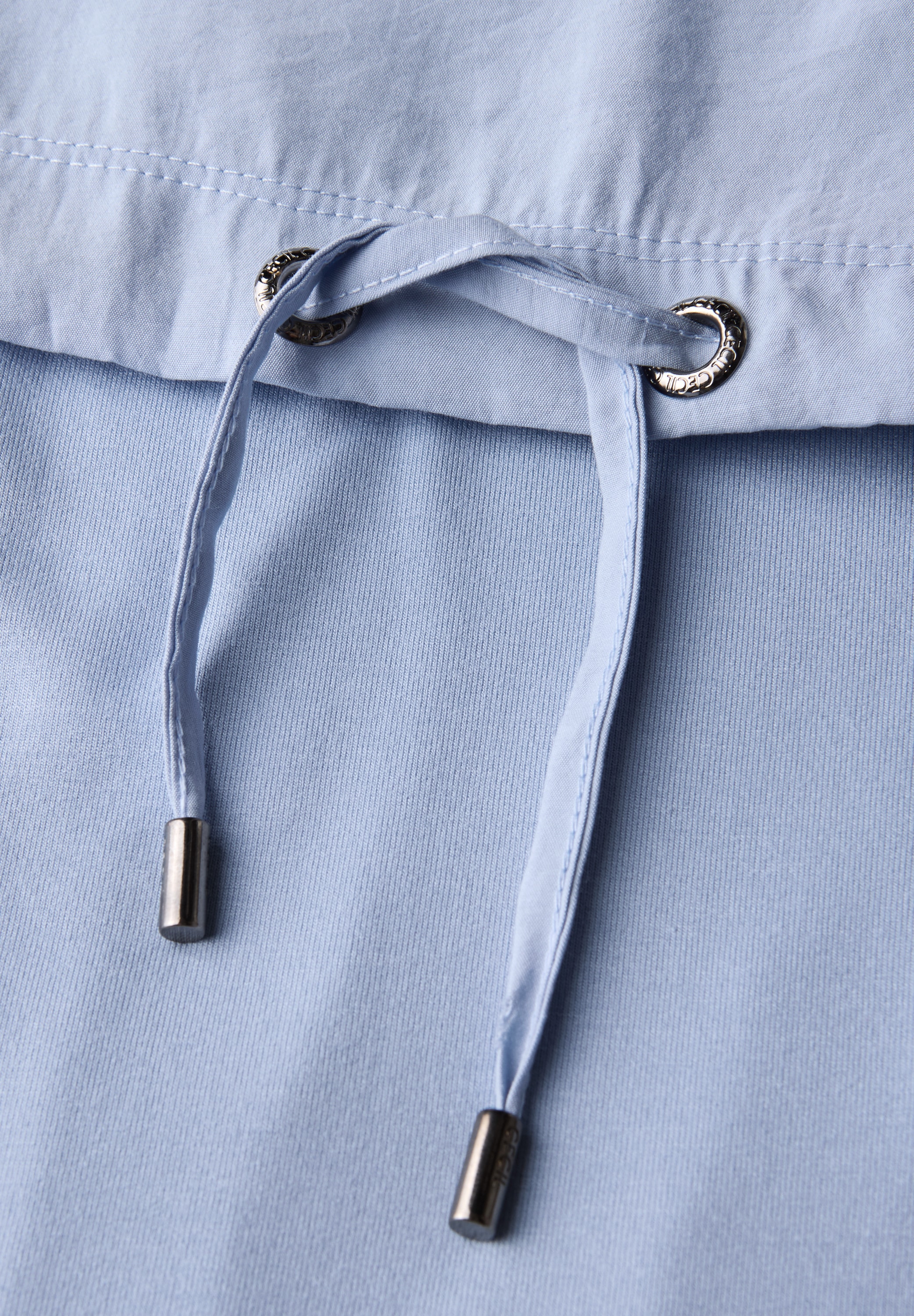Cecil Kapuzenshirt, aus softem Materialmix