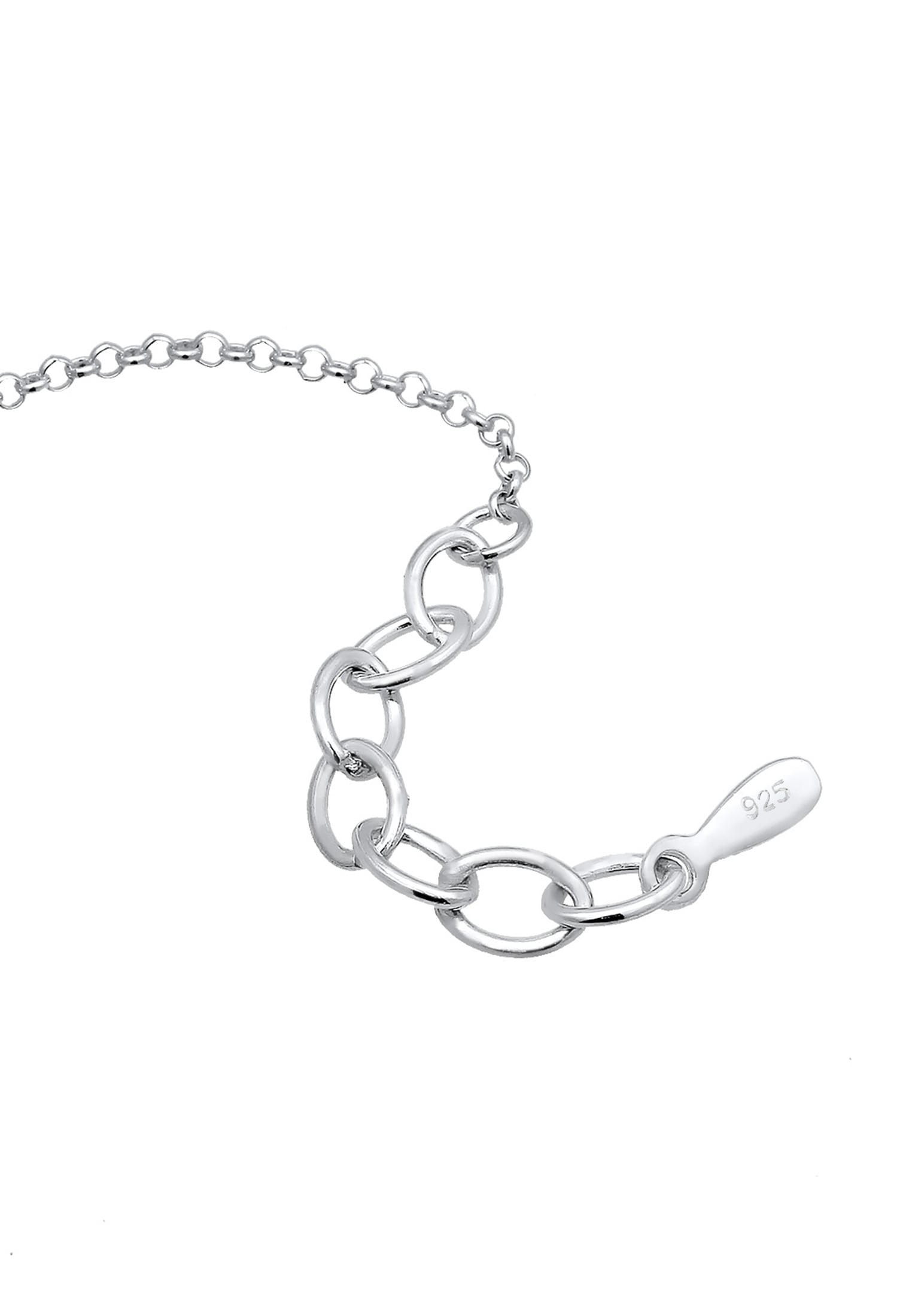 Elli Armband »Hufeisen Glücksbringer Zirkonia Steine 925 Silber«