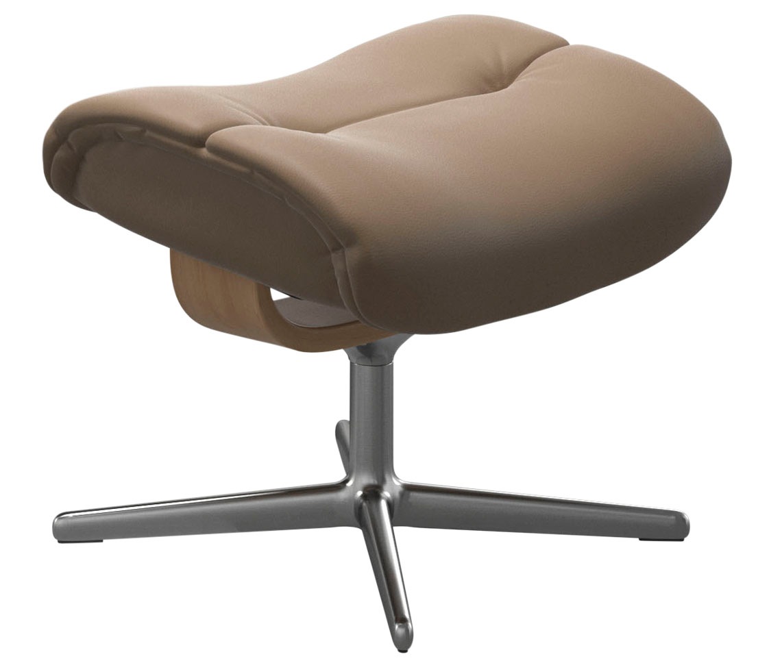 Stressless® Fußhocker »Sunrise«, mit Cross Base, Größe S, M & L, Holzakzent Eiche
