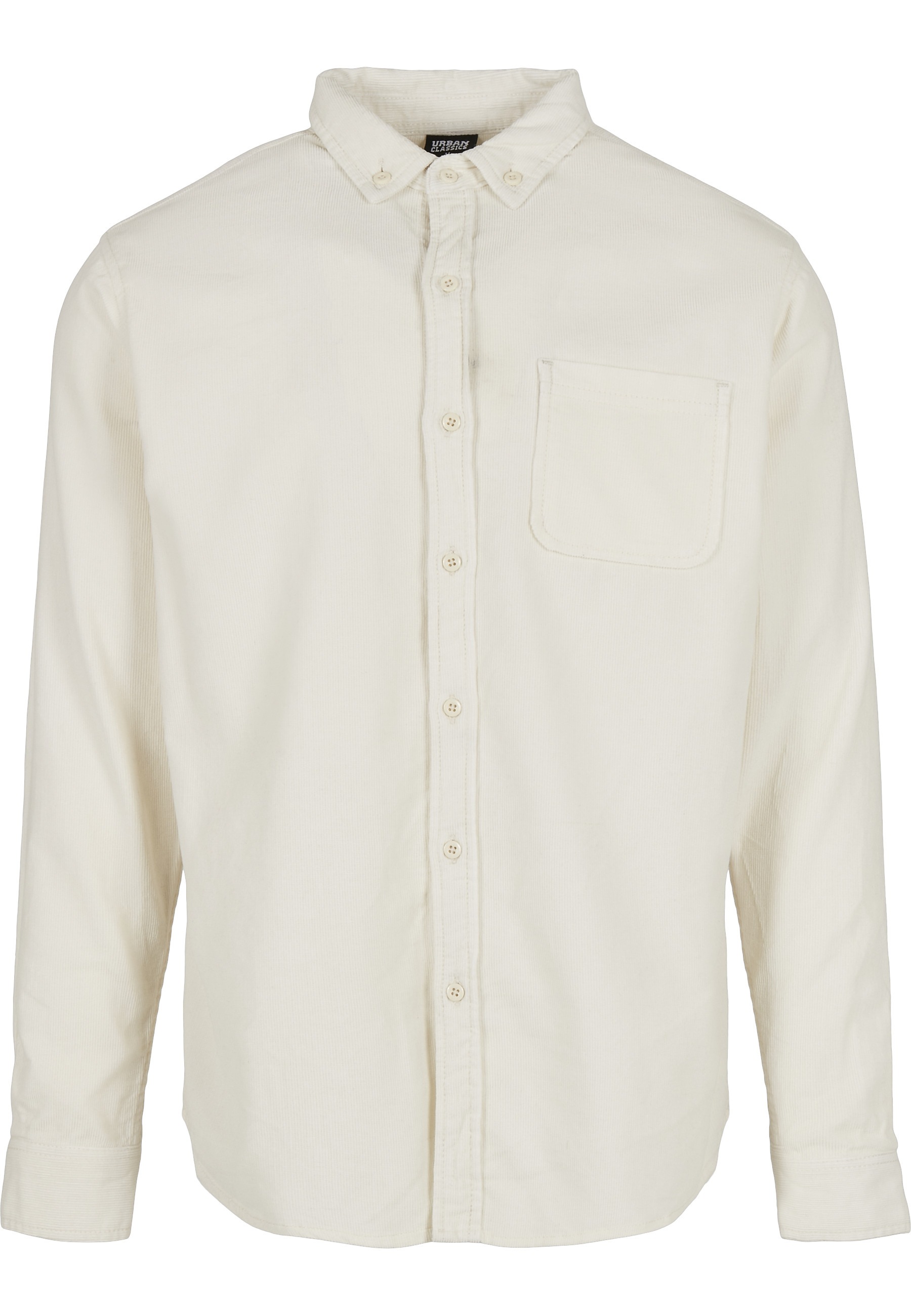 URBAN CLASSICS Langarmhemd »Urban Classics Herren Corduroy Shirt« 1 Stk.