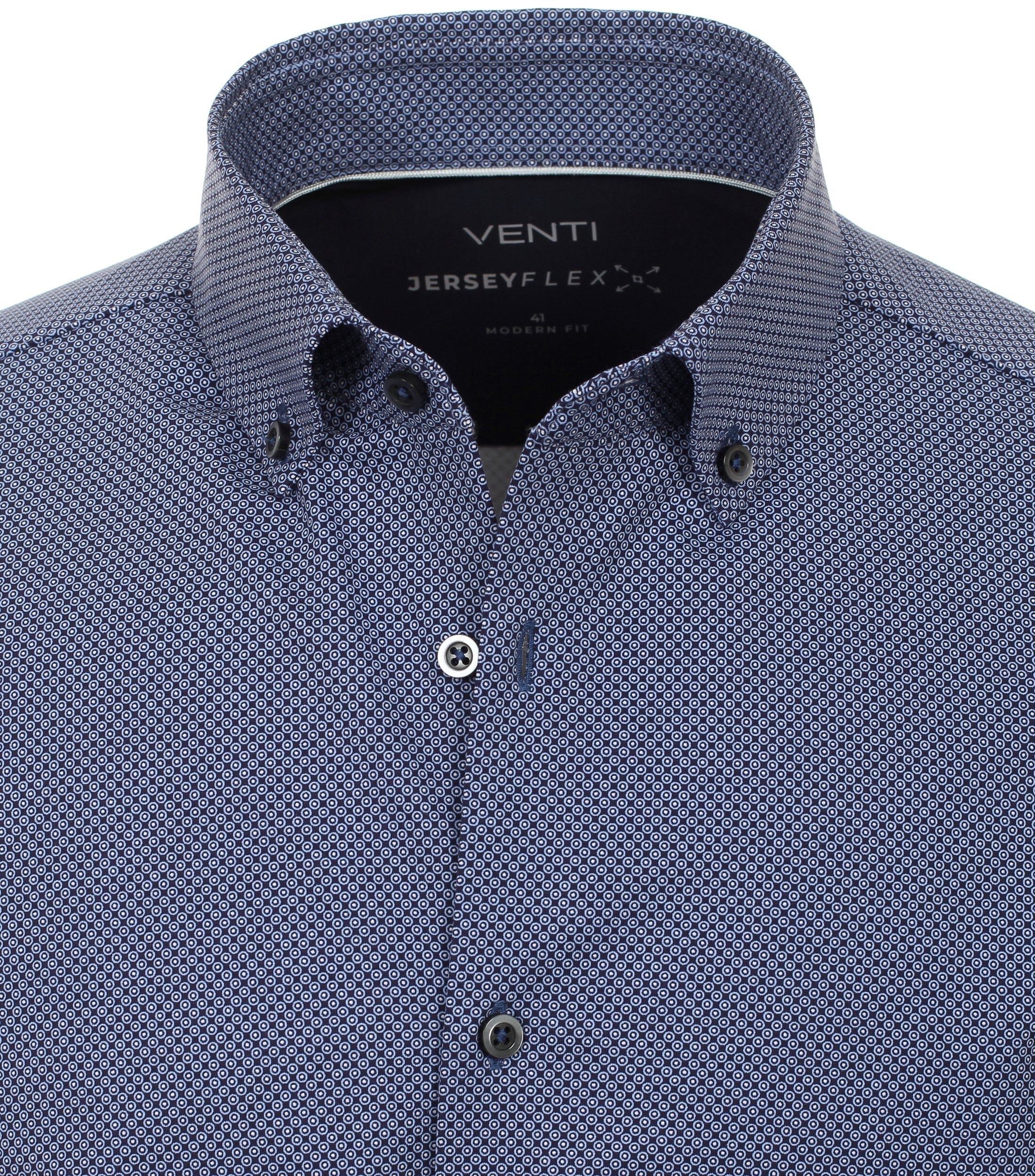 Thumbnail - VENTI Businesshemd "VENTI Businesshemd Jerseyflex Print"