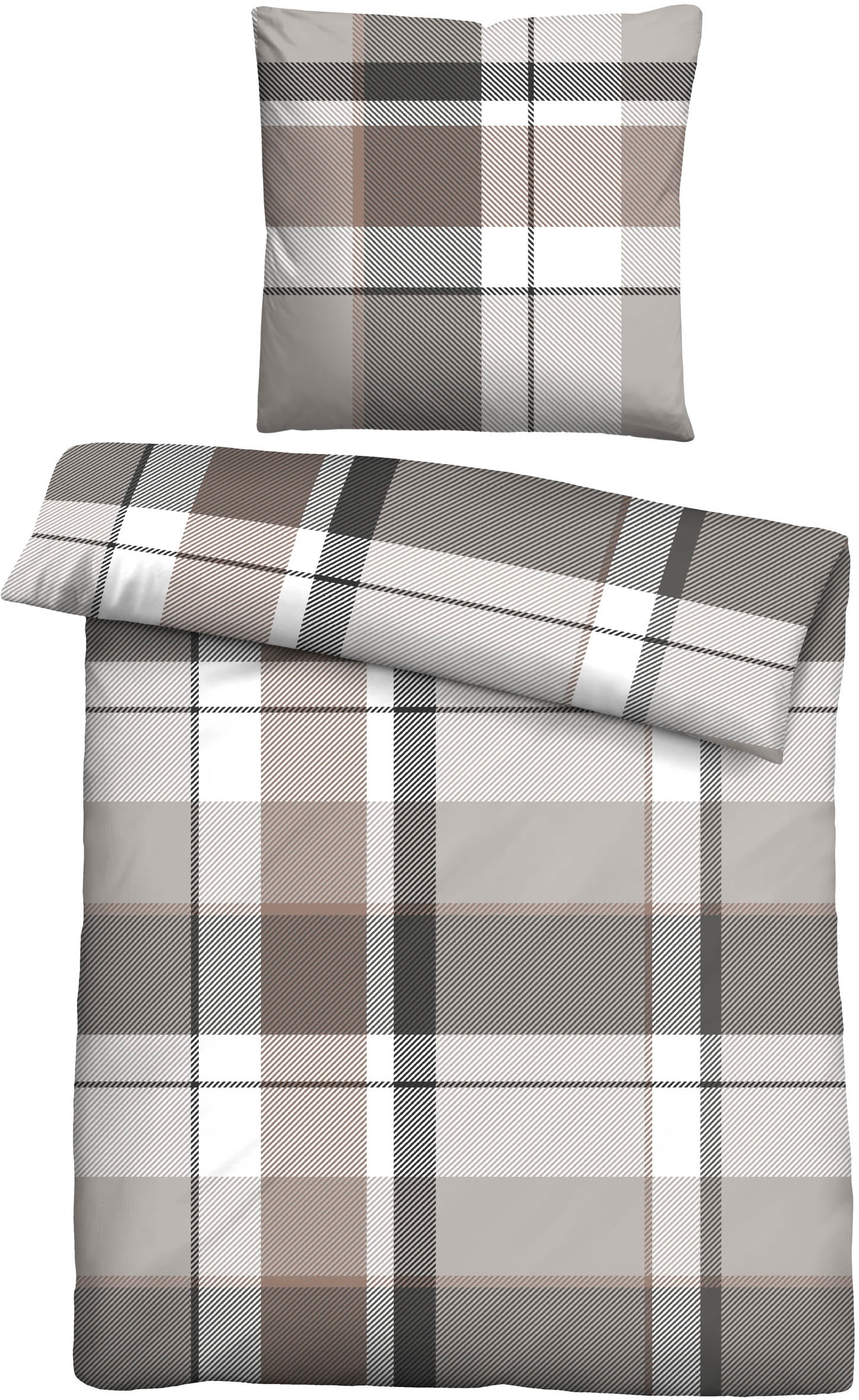 Castell - Markenbettwäsche Bettwäsche "0306725" 2 Stk. tlg. wohlig warm, te günstig online kaufen