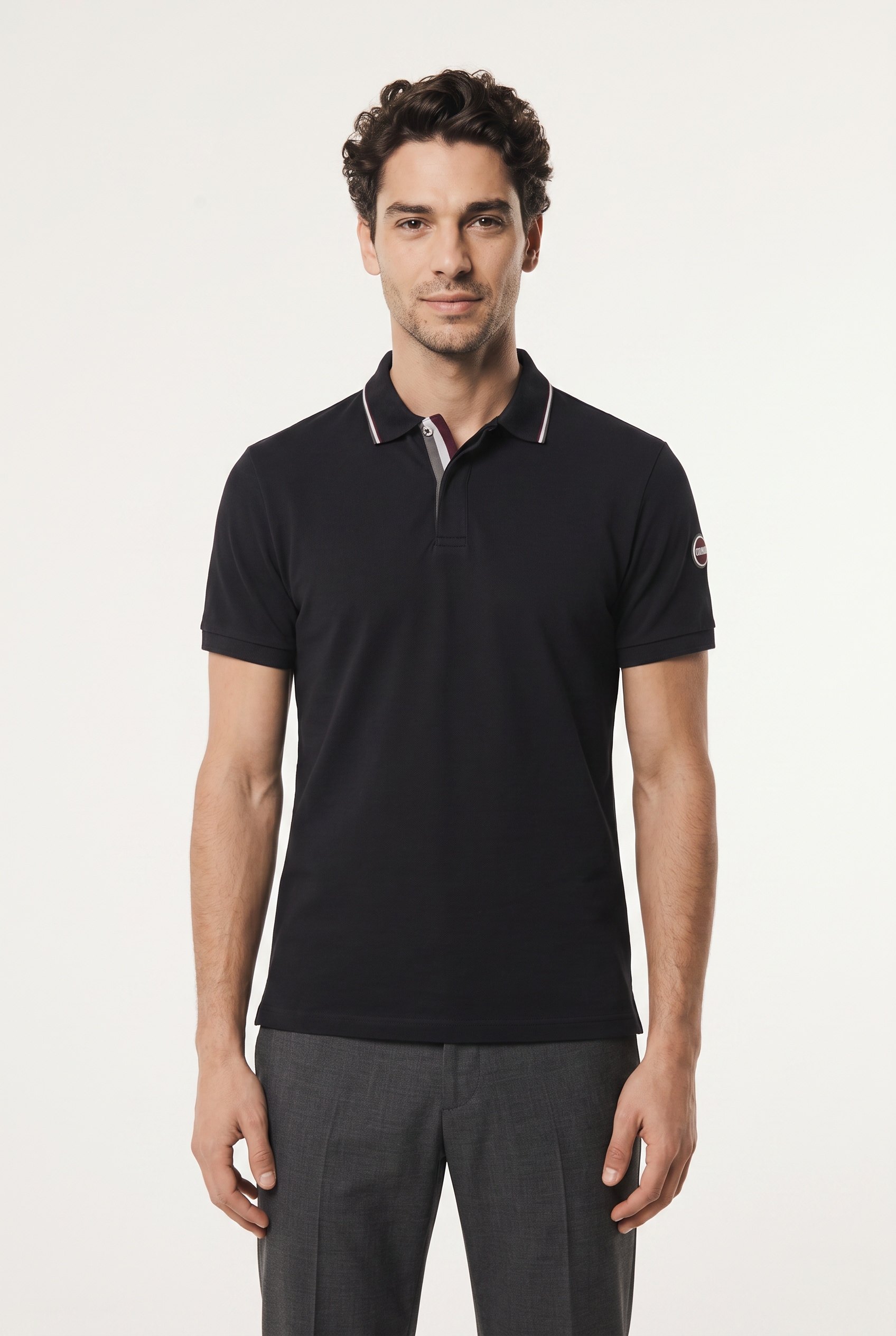 Colmar Poloshirt "MENS KNITTED SHIRT" aus Baumwolle, verdeckte Knopfleiste, regular fit
