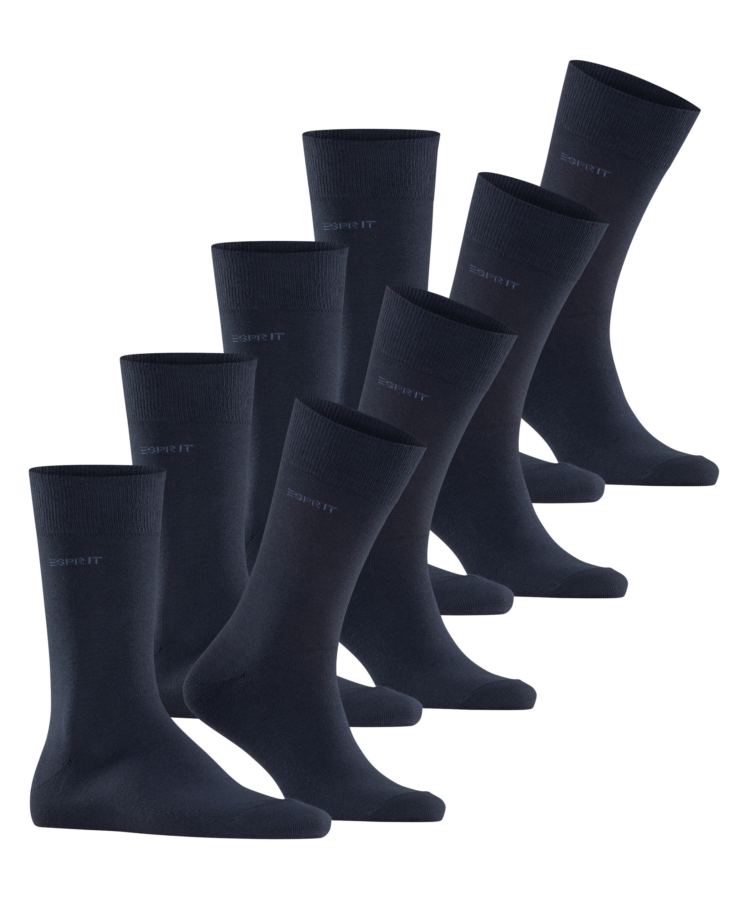 Esprit Socken »Solid« uni Socken, Basic Vorteilspack, wadenhoch
