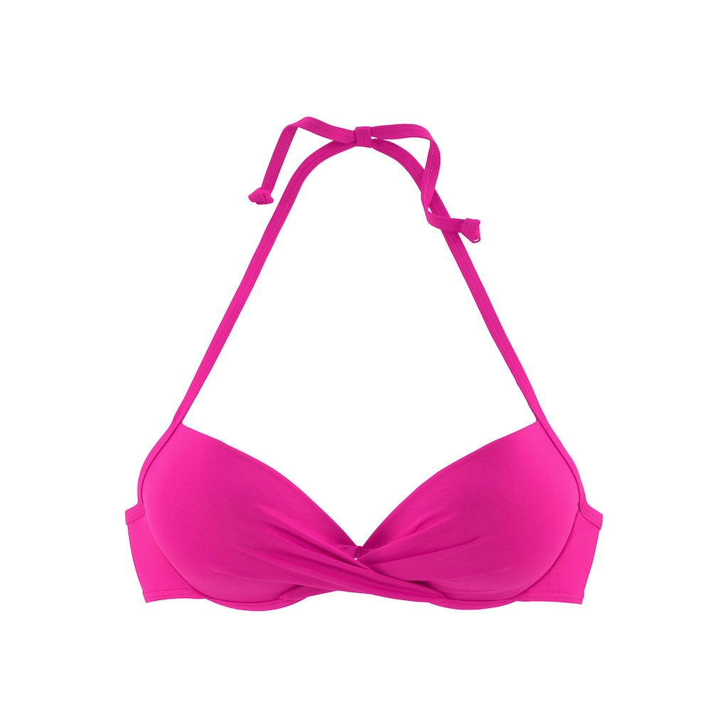 s.Oliver Push-Up-Bikini-Top »Spain«, in Wickeloptik