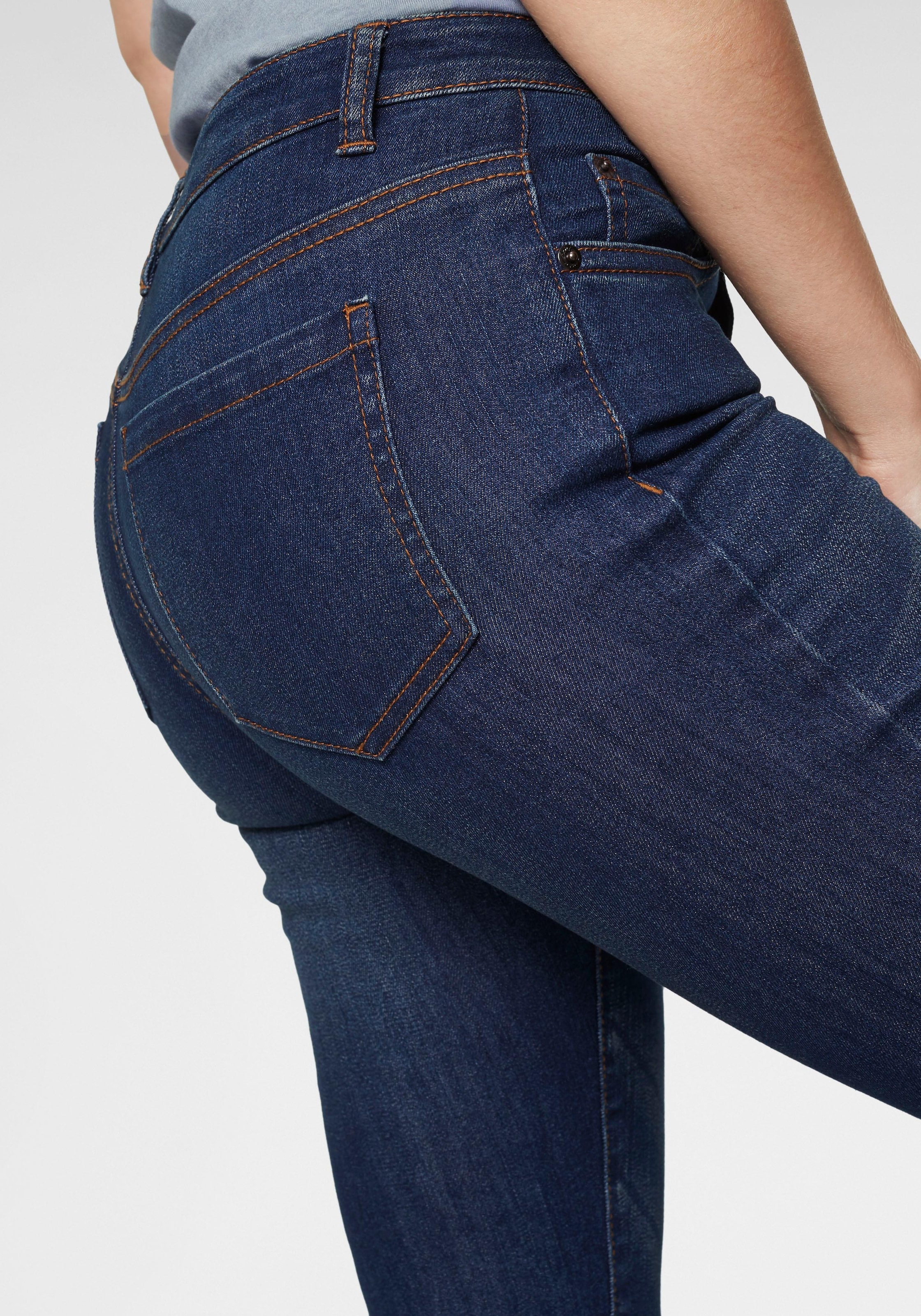 Regular-Waist für BAUR CASUAL | Skinny-fit-Jeans, Aniston bestellen