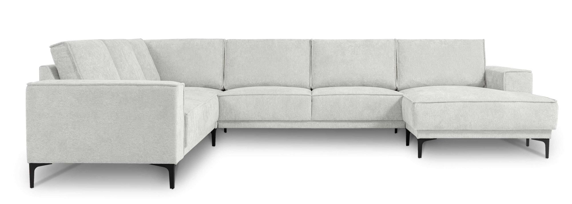 Places of Style Wohnlandschaft "XXL Sofa Oland, Struktur, Flachgewebe, Luxu günstig online kaufen